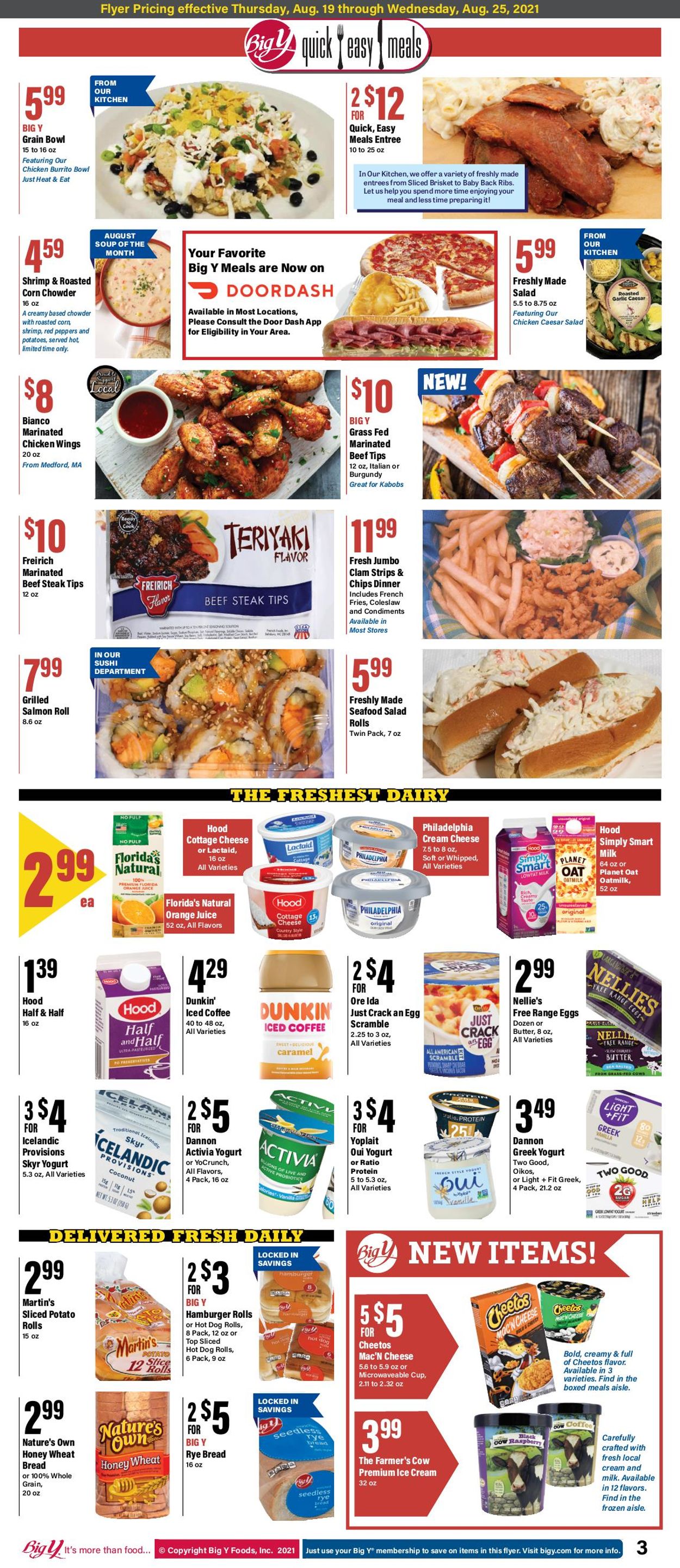 Big Y Ad from 08/19/2021