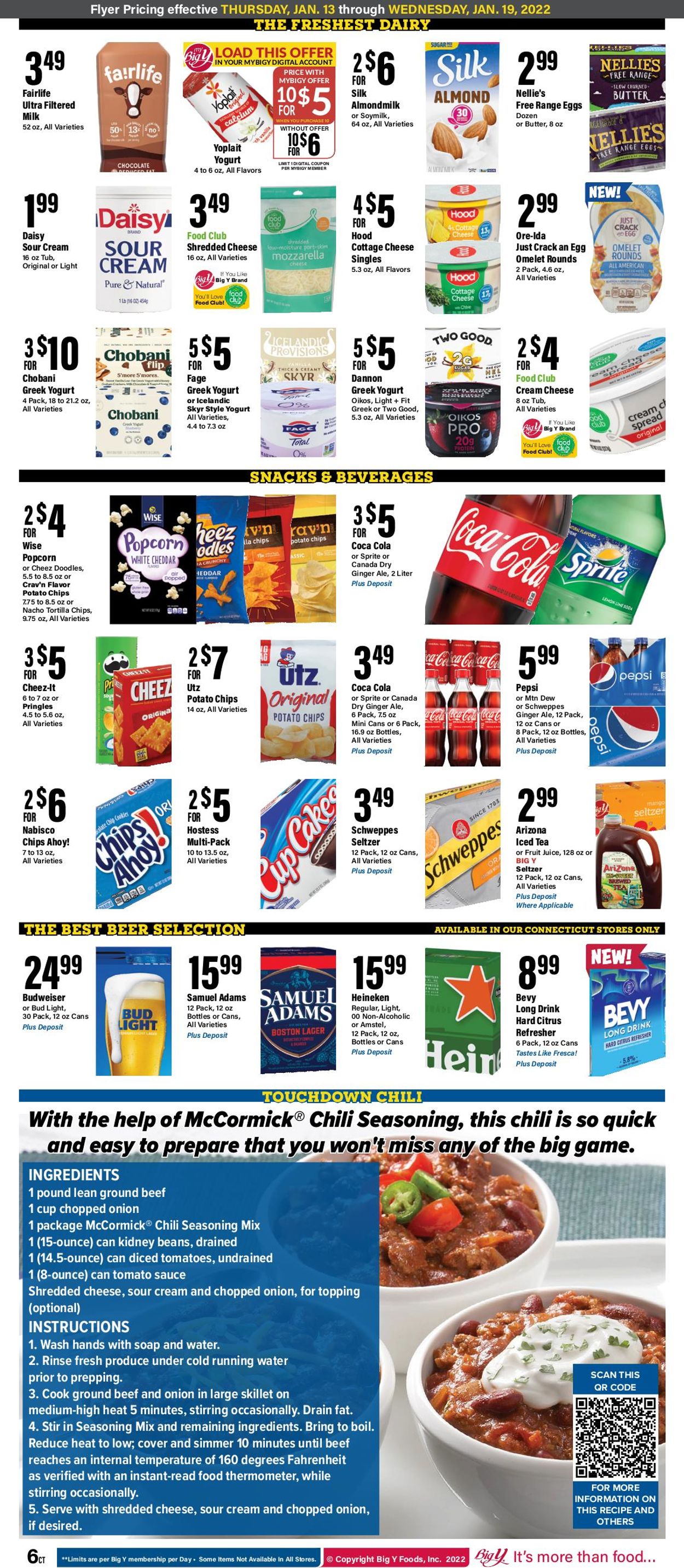 Big Y Ad from 01/13/2022