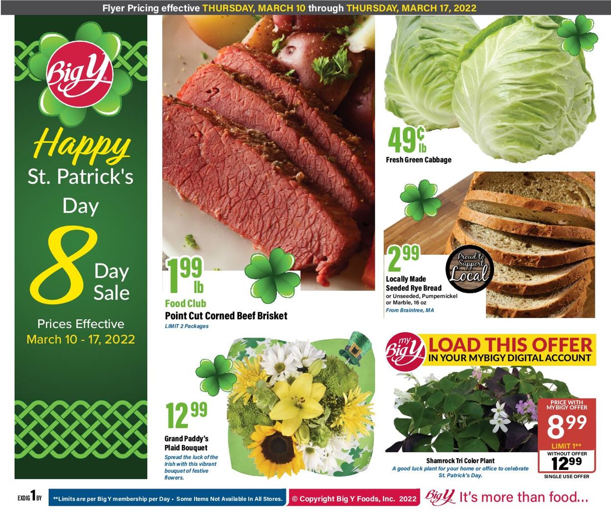 Big Y Ad from 03/10/2022