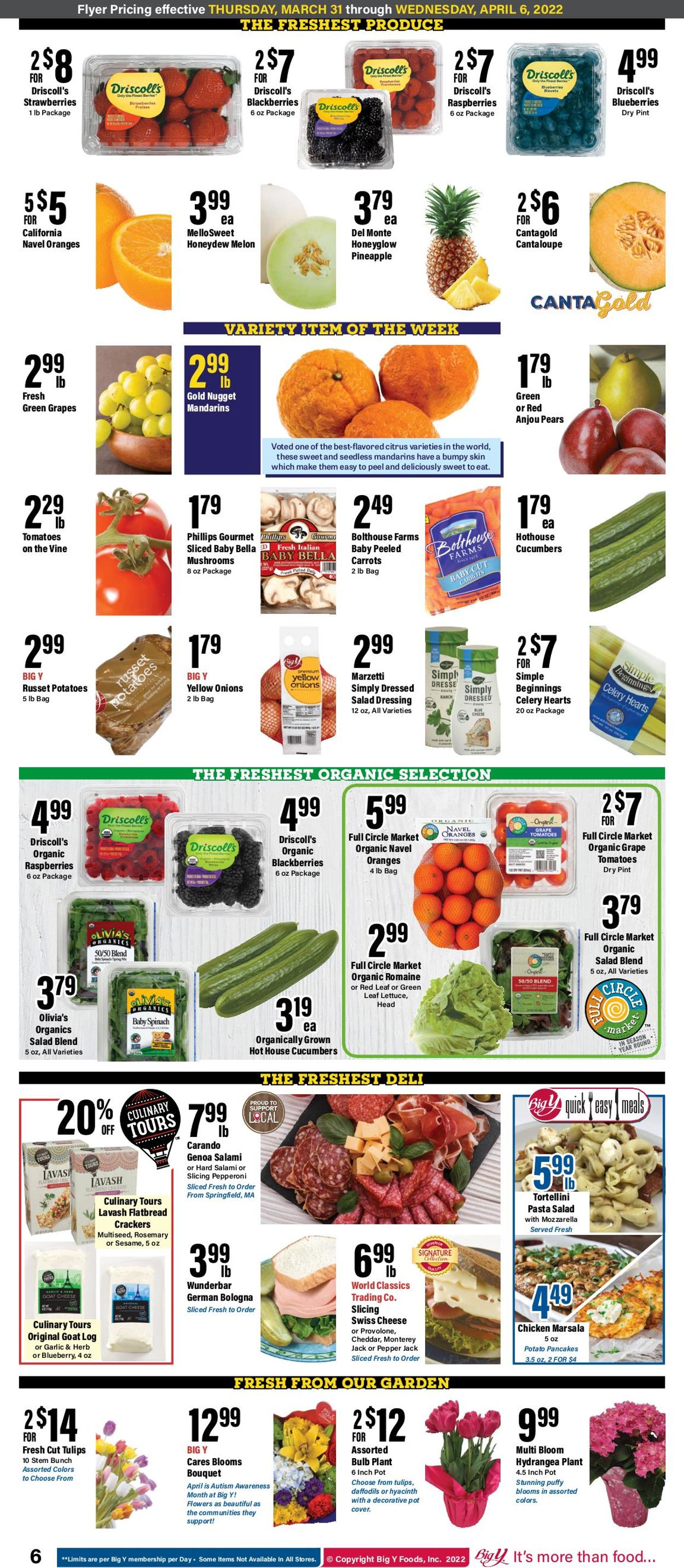 Big Y Ad from 03/31/2022