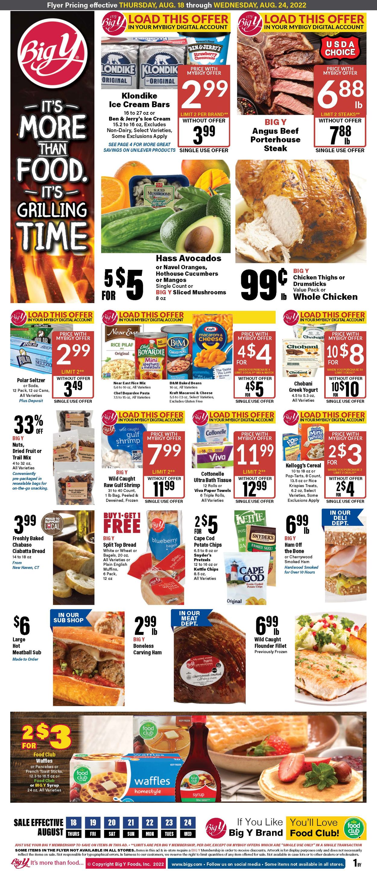 Big Y Ad from 08/18/2022
