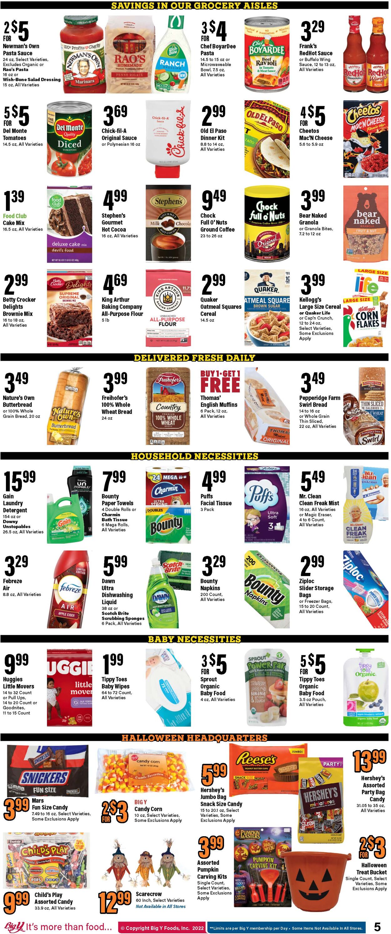 Big Y Ad from 10/13/2022