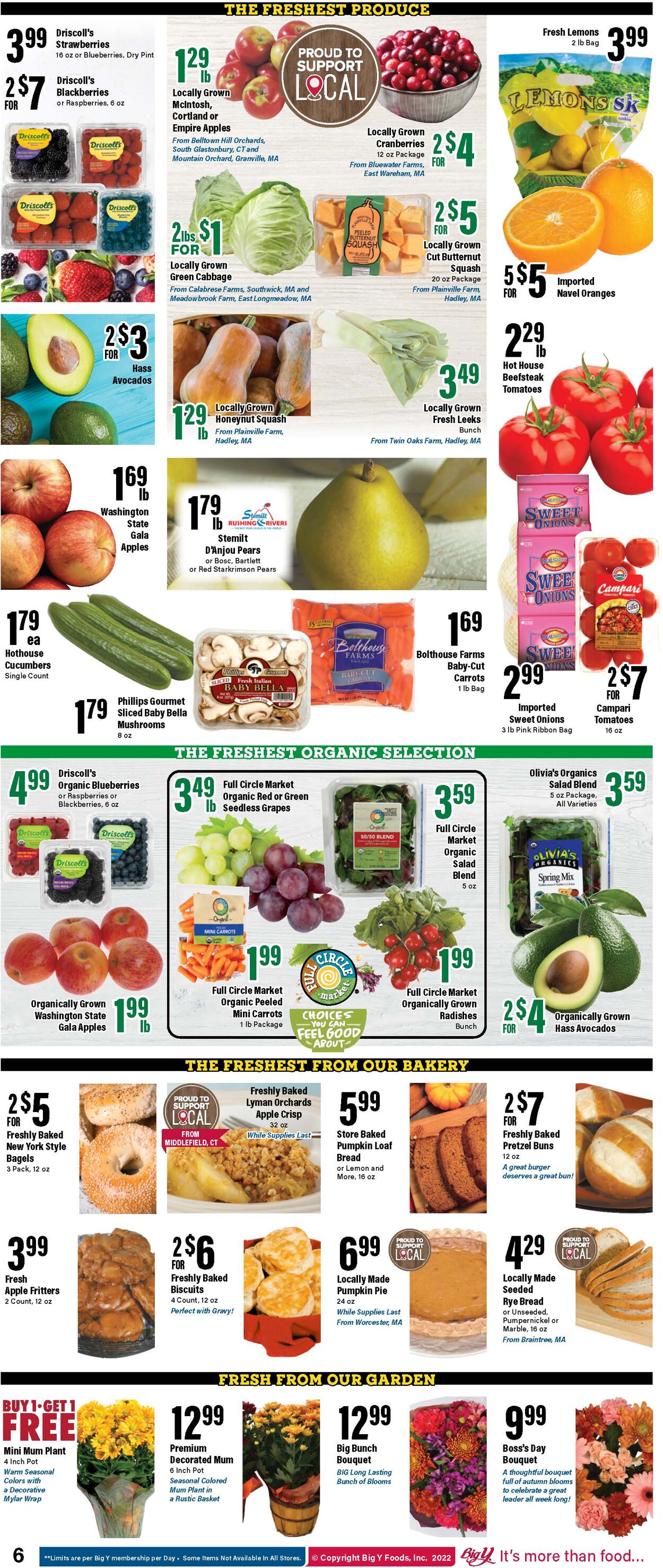Big Y Ad from 10/13/2022