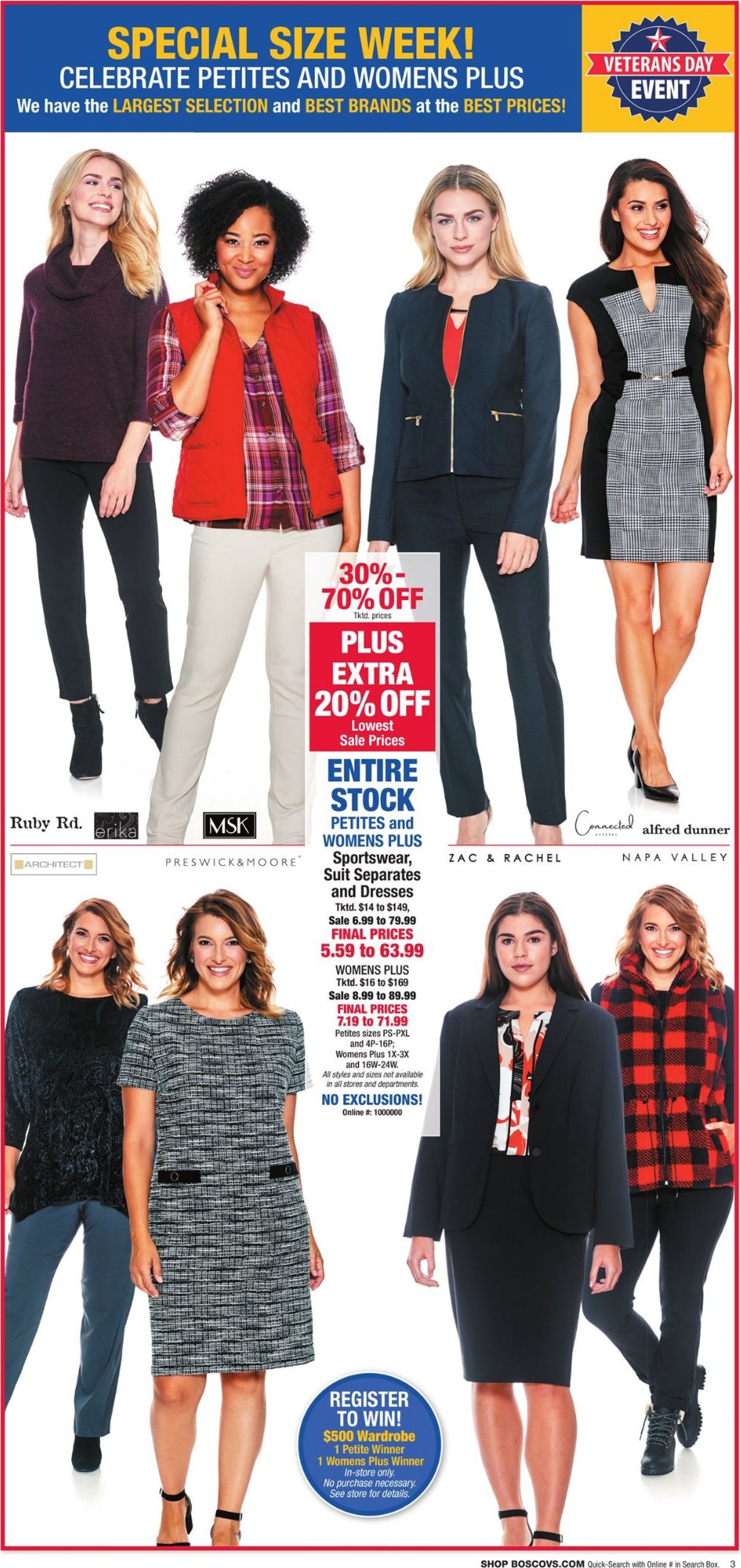 Boscov's Ad from 11/08/2019