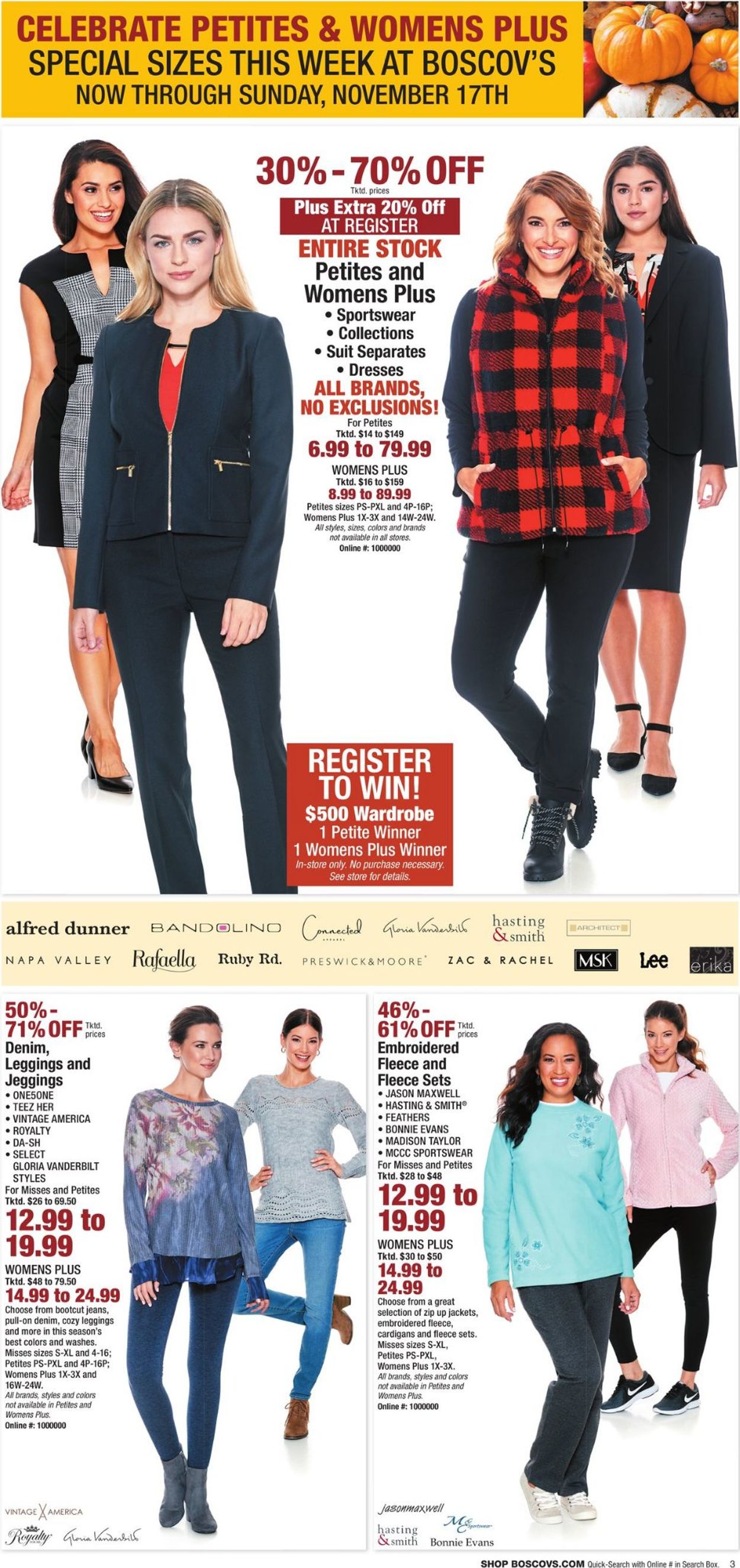 Boscov's Ad from 11/14/2019