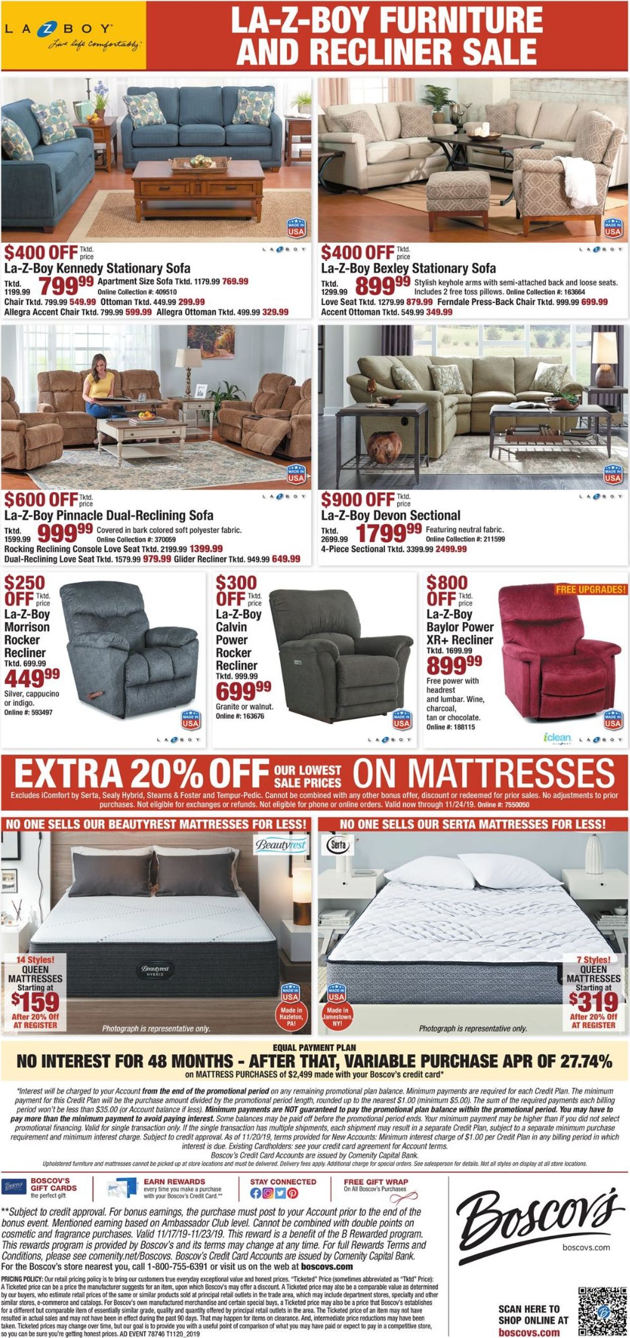 Boscov's Ad from 11/20/2019
