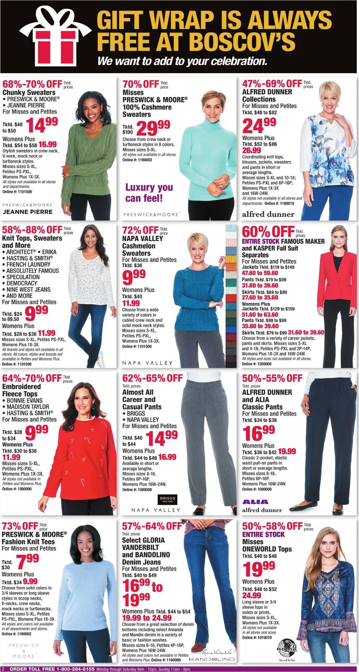 Boscov's Ad from 11/29/2019