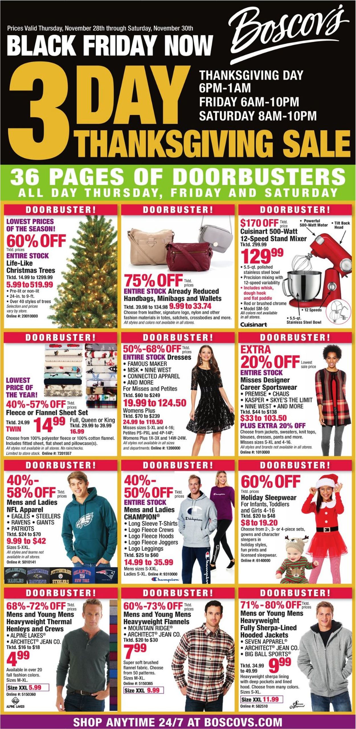 Boscov's Ad from 11/28/2019