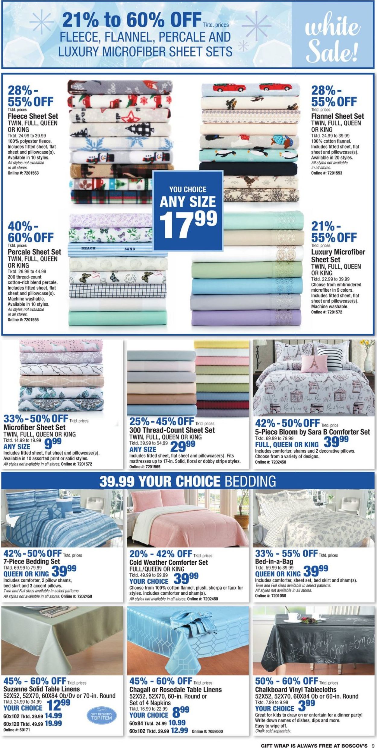 Boscov's Ad from 12/26/2019