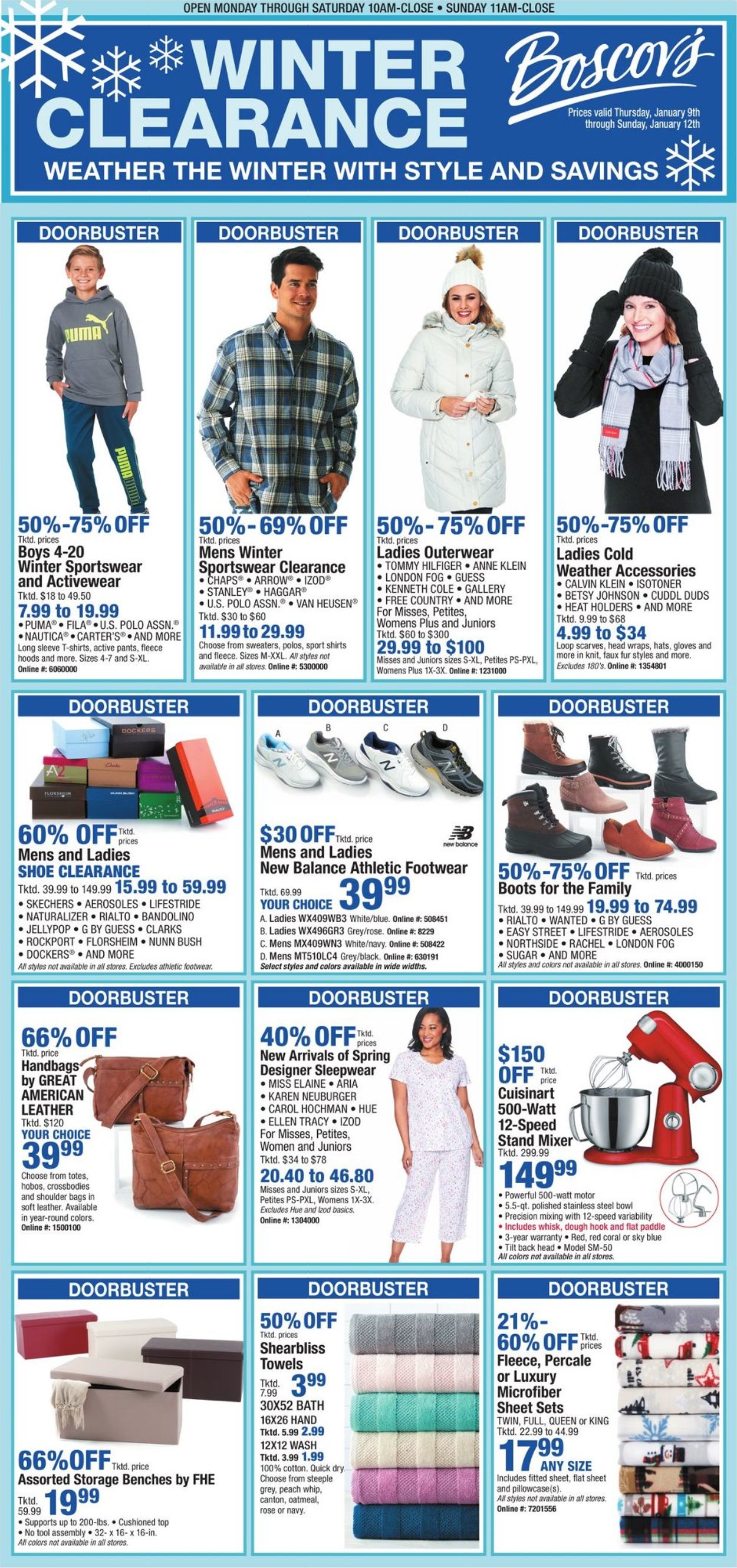 Boscov's Ad from 01/09/2020