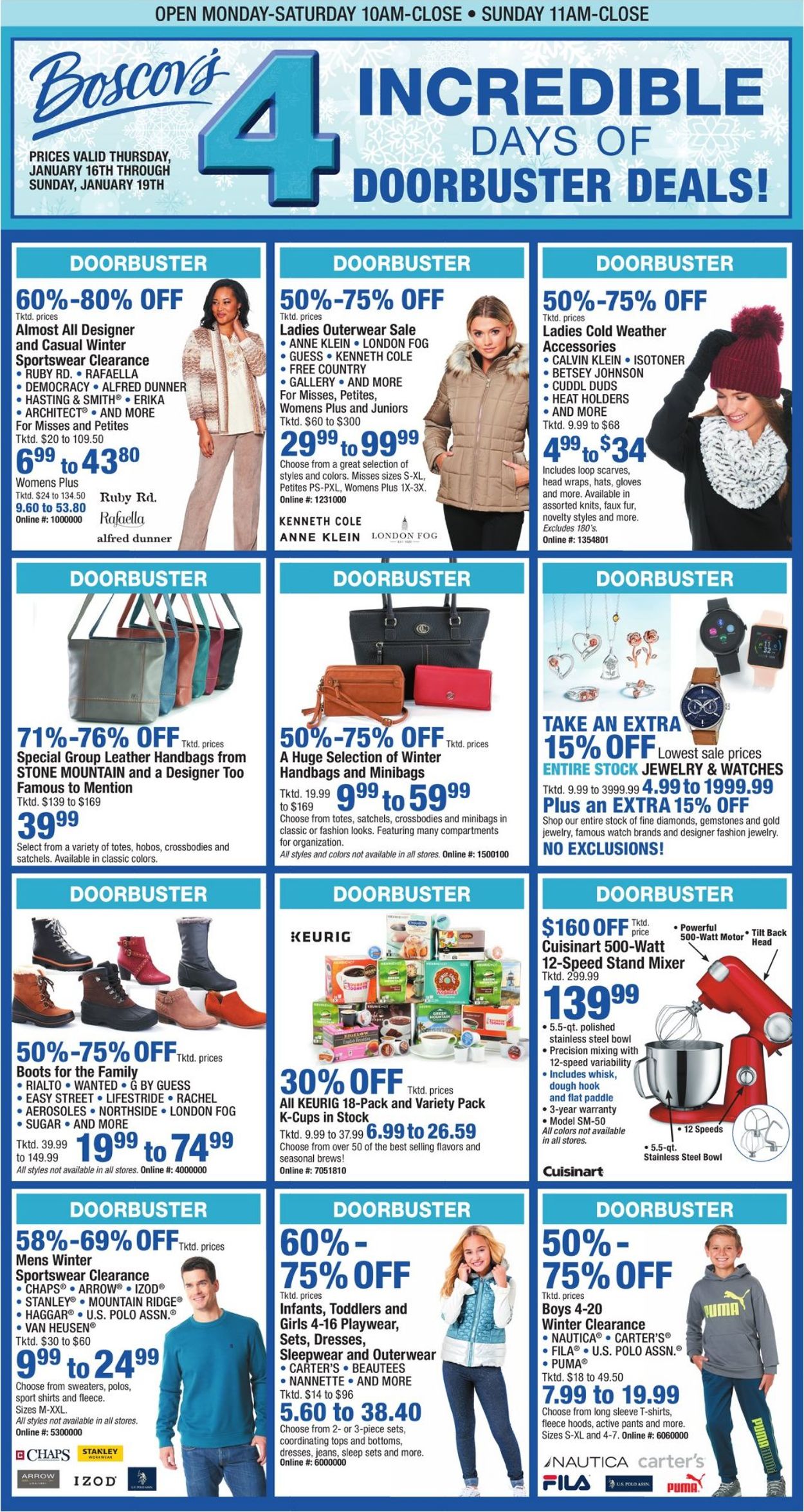 Boscov's Ad from 01/16/2020