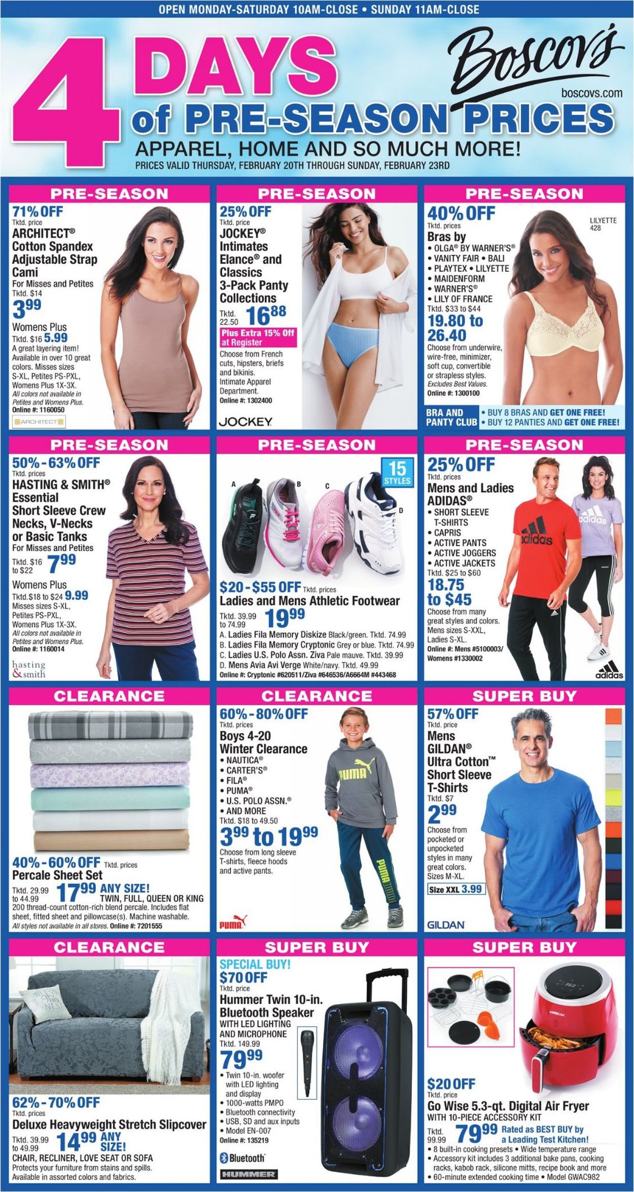 Boscov's Ad from 02/20/2020