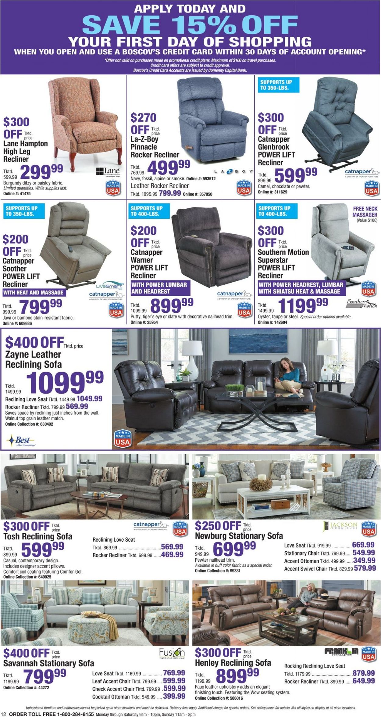 Boscov's Ad from 02/21/2020