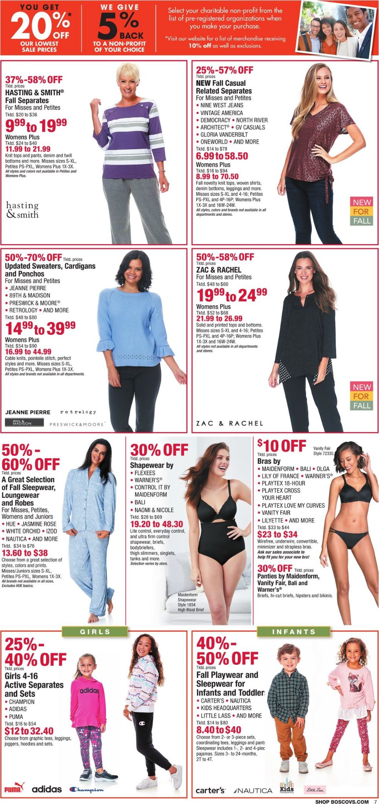 Boscov's Ad from 09/17/2020