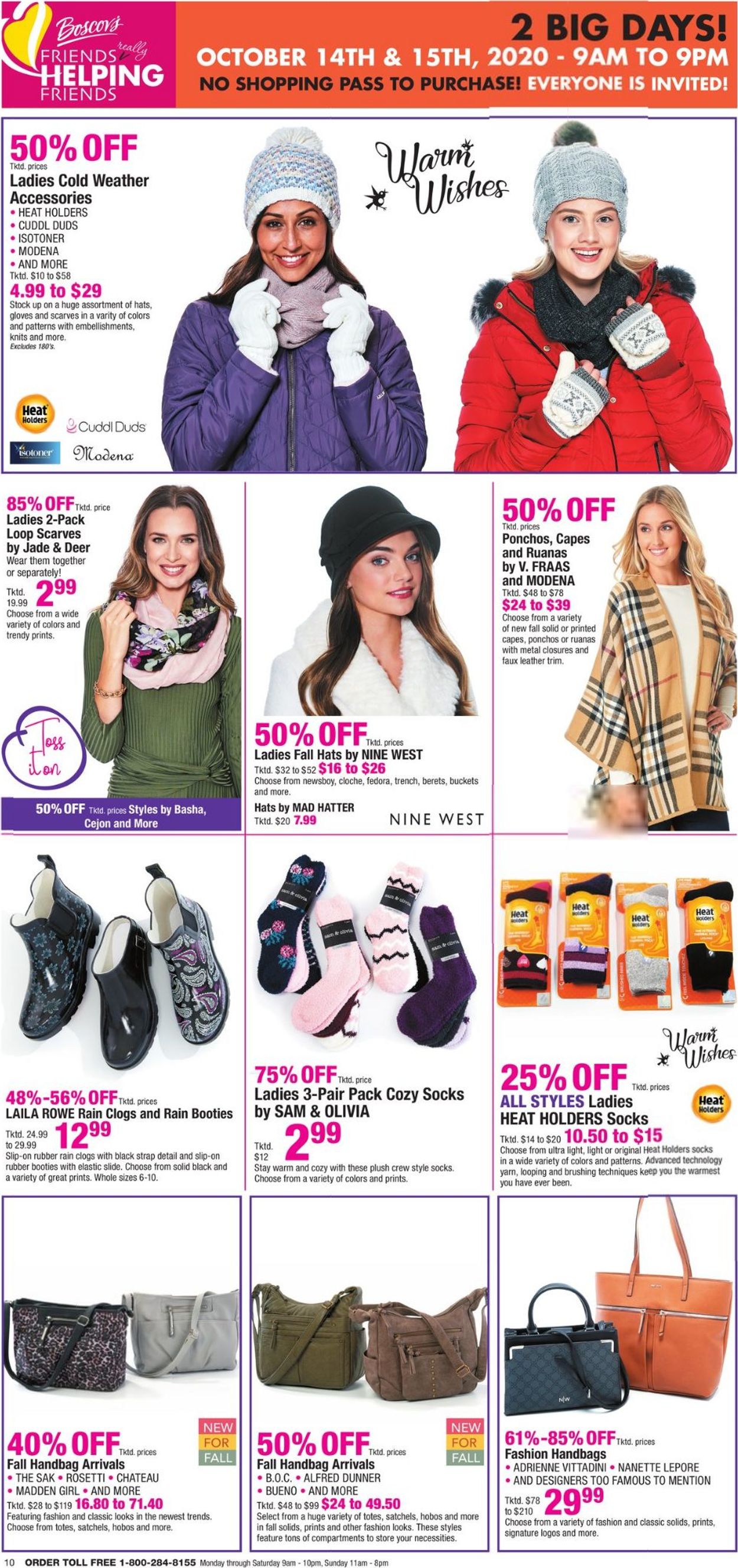 Boscov's Ad from 10/08/2020