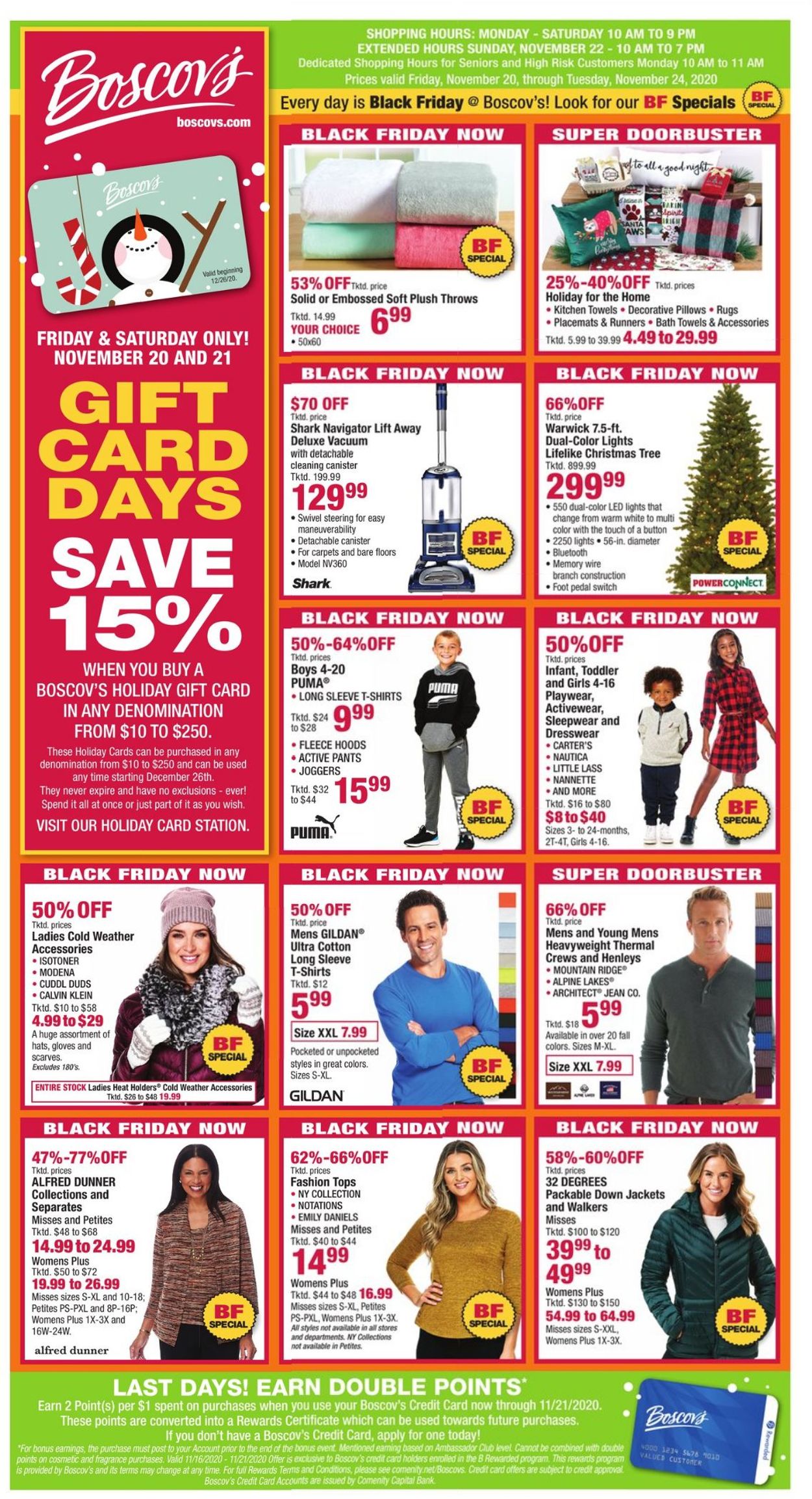Boscov's Ad from 11/20/2020