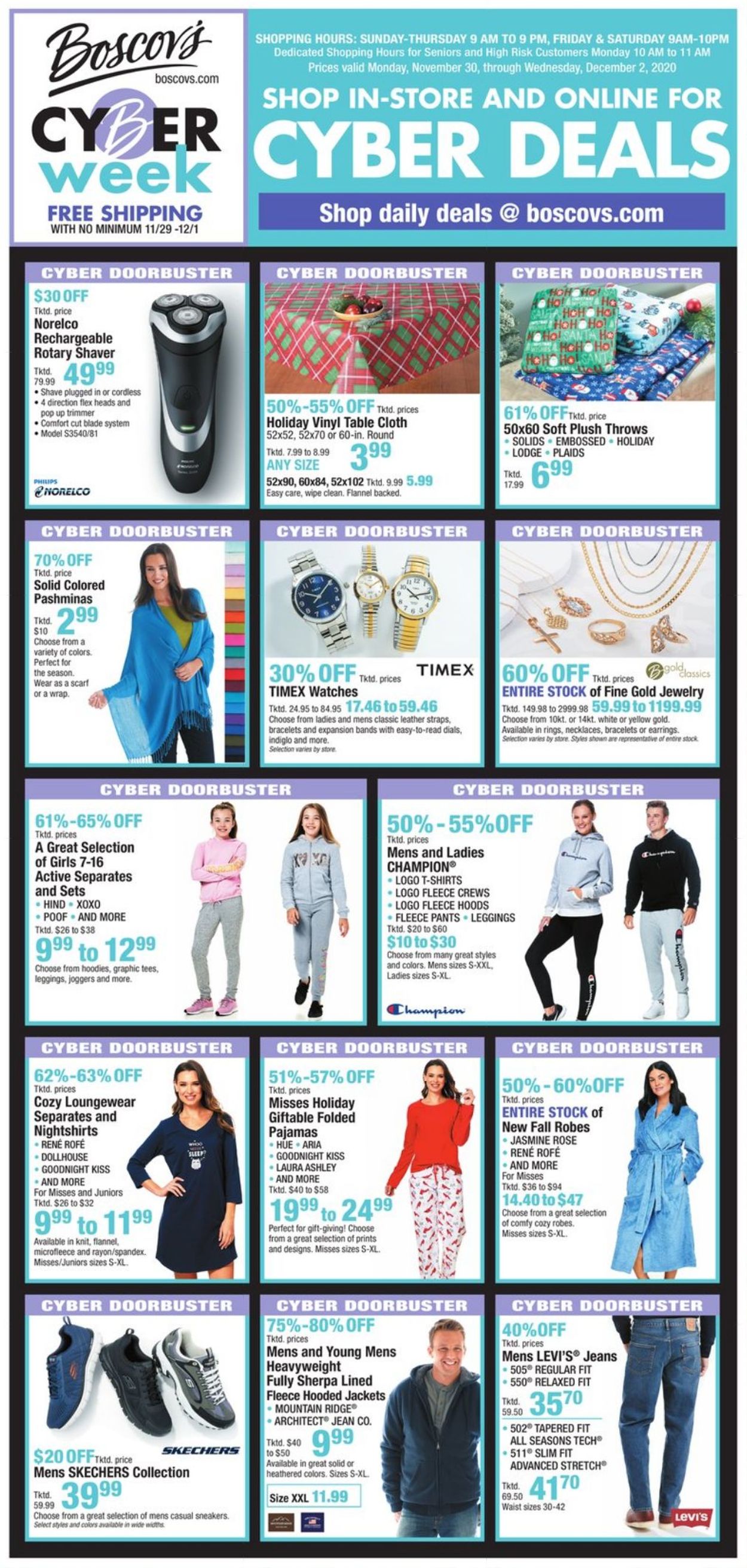 Boscov's Ad from 11/29/2020