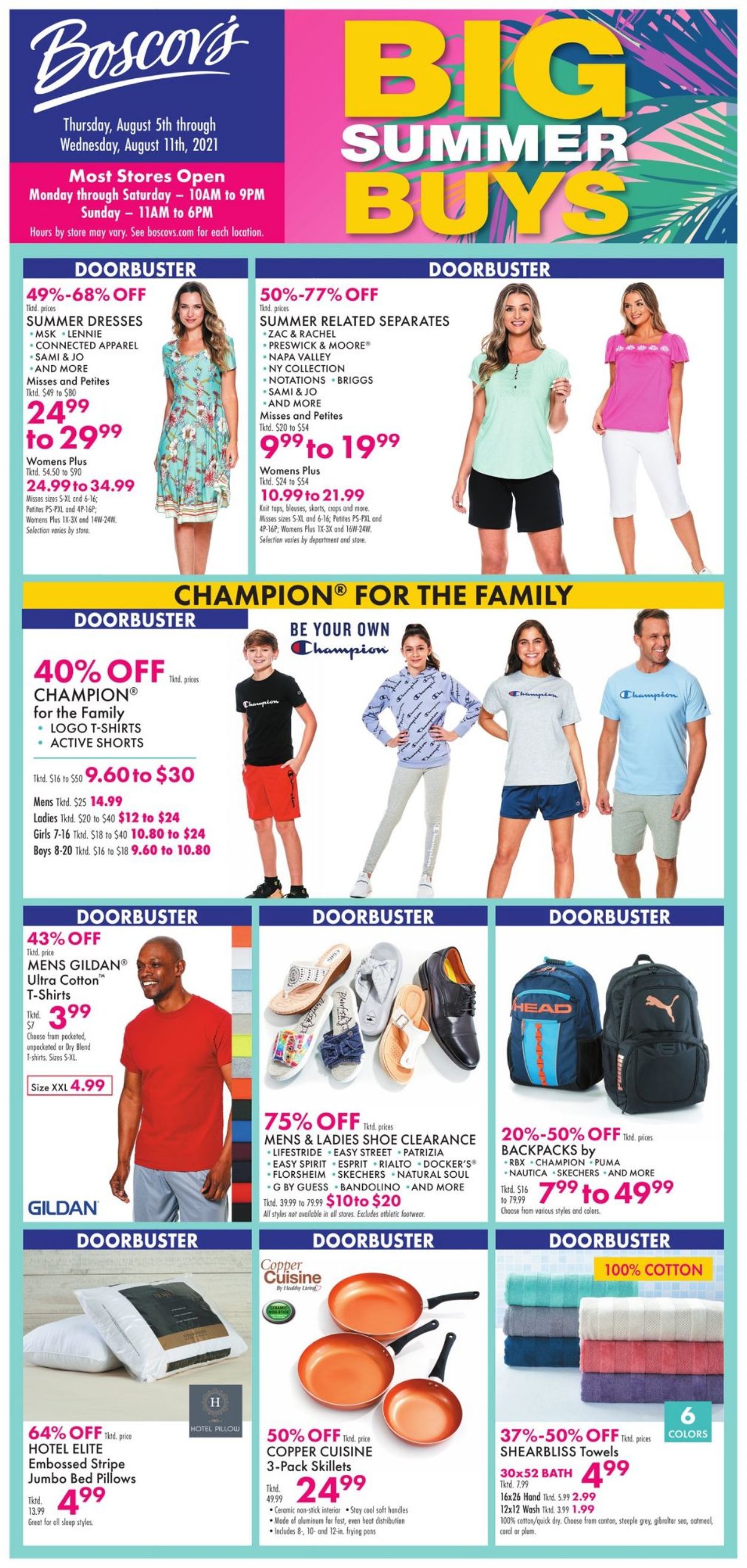 Boscov's Ad from 08/05/2021