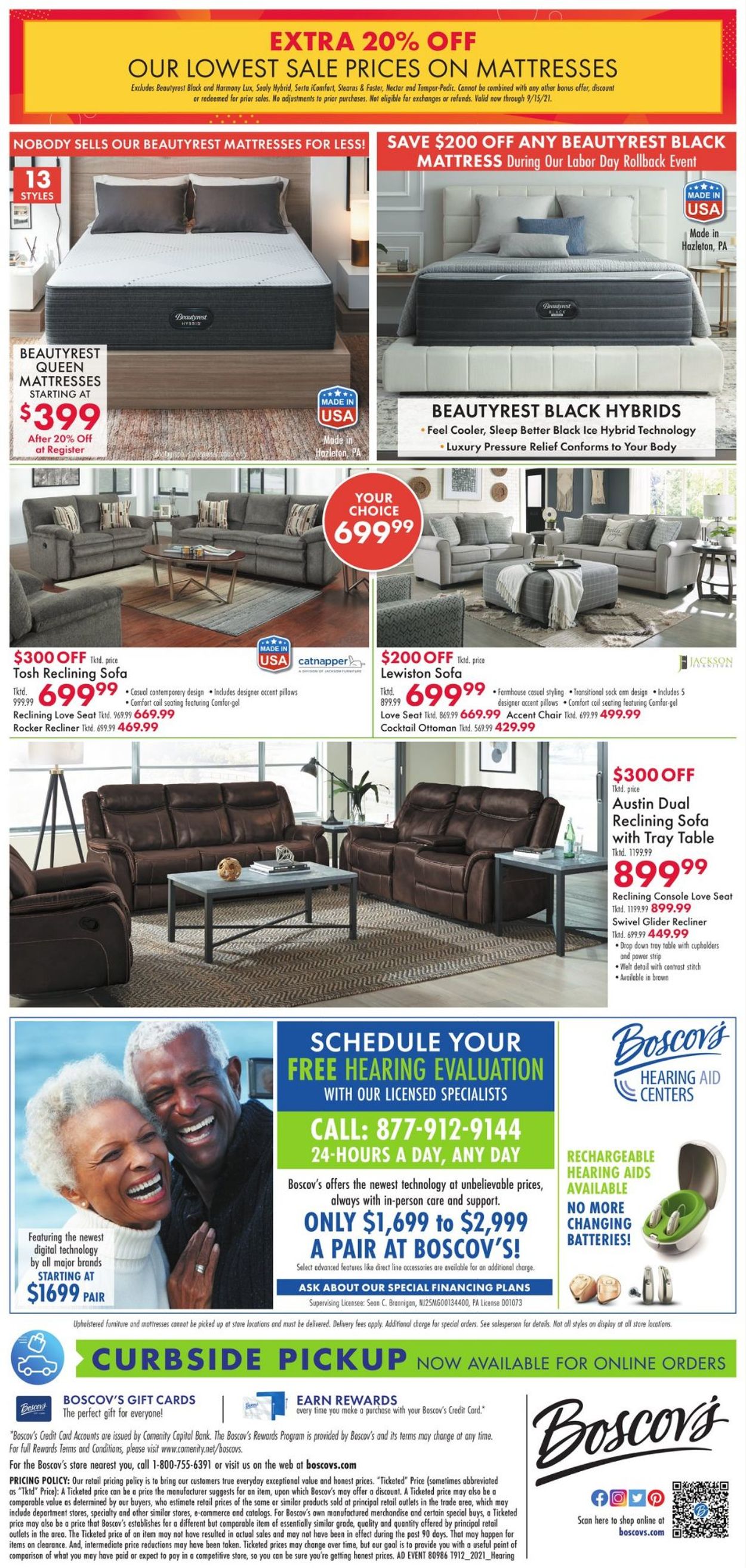 Boscov's Ad from 09/09/2021