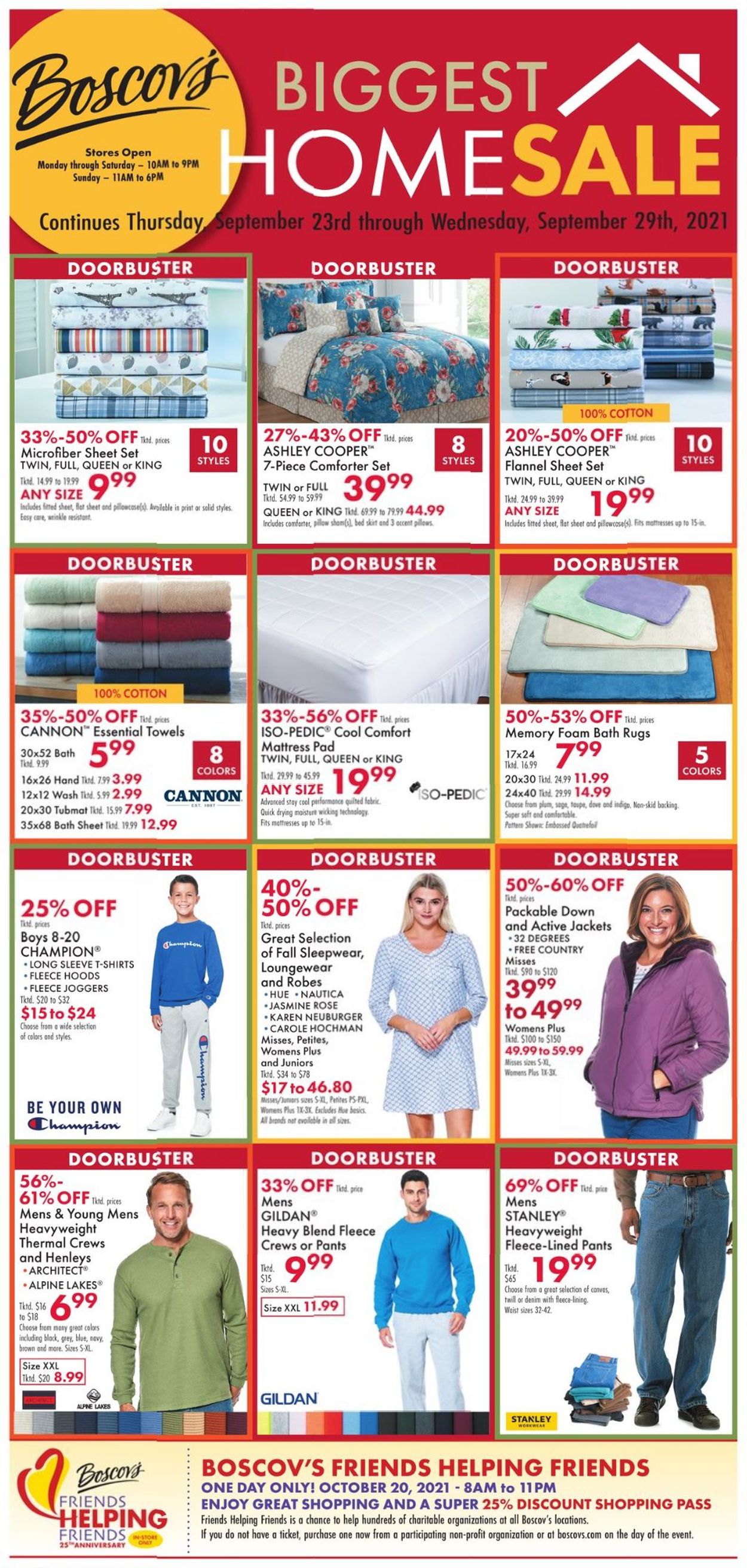Boscov's Ad from 09/23/2021