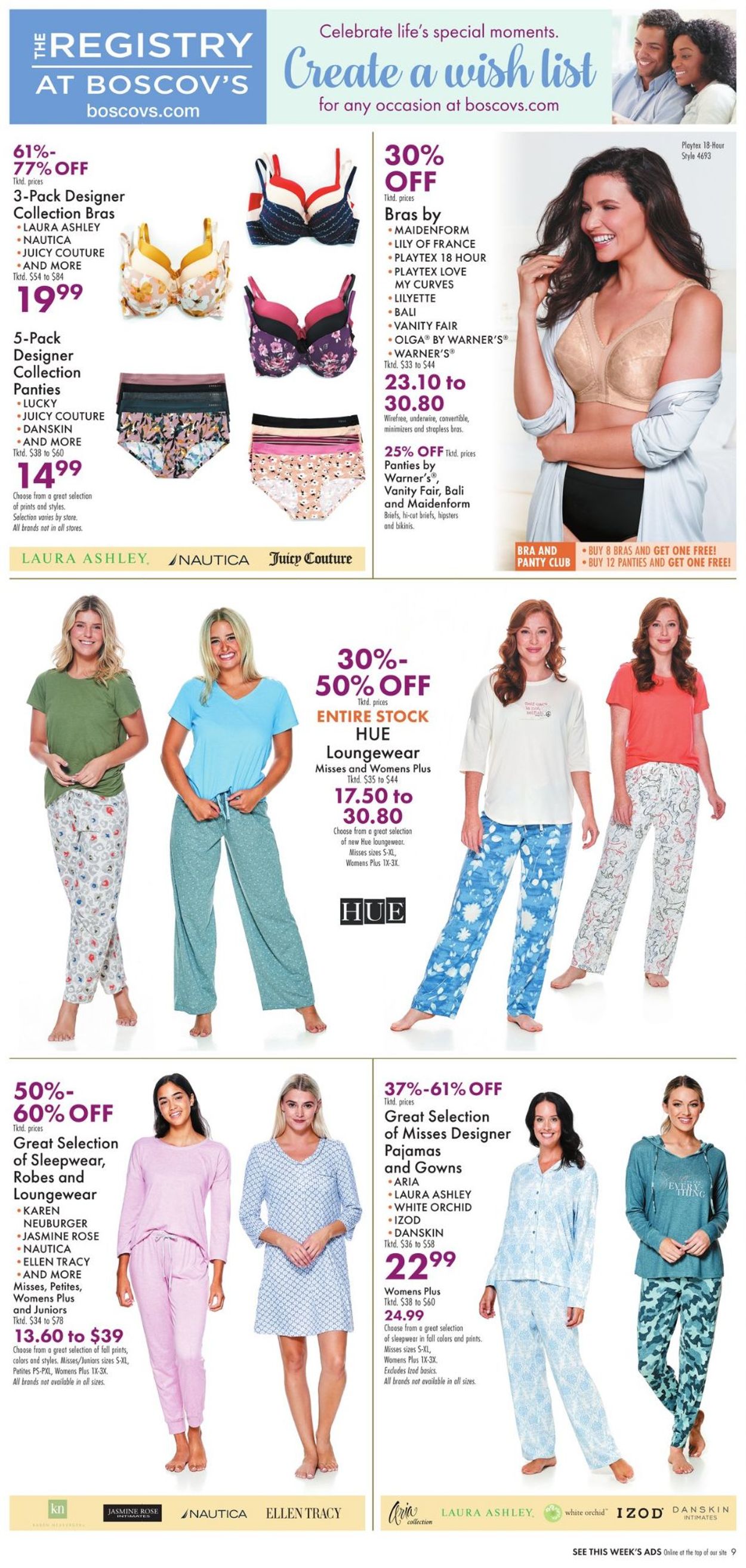 Boscov's Ad from 09/30/2021
