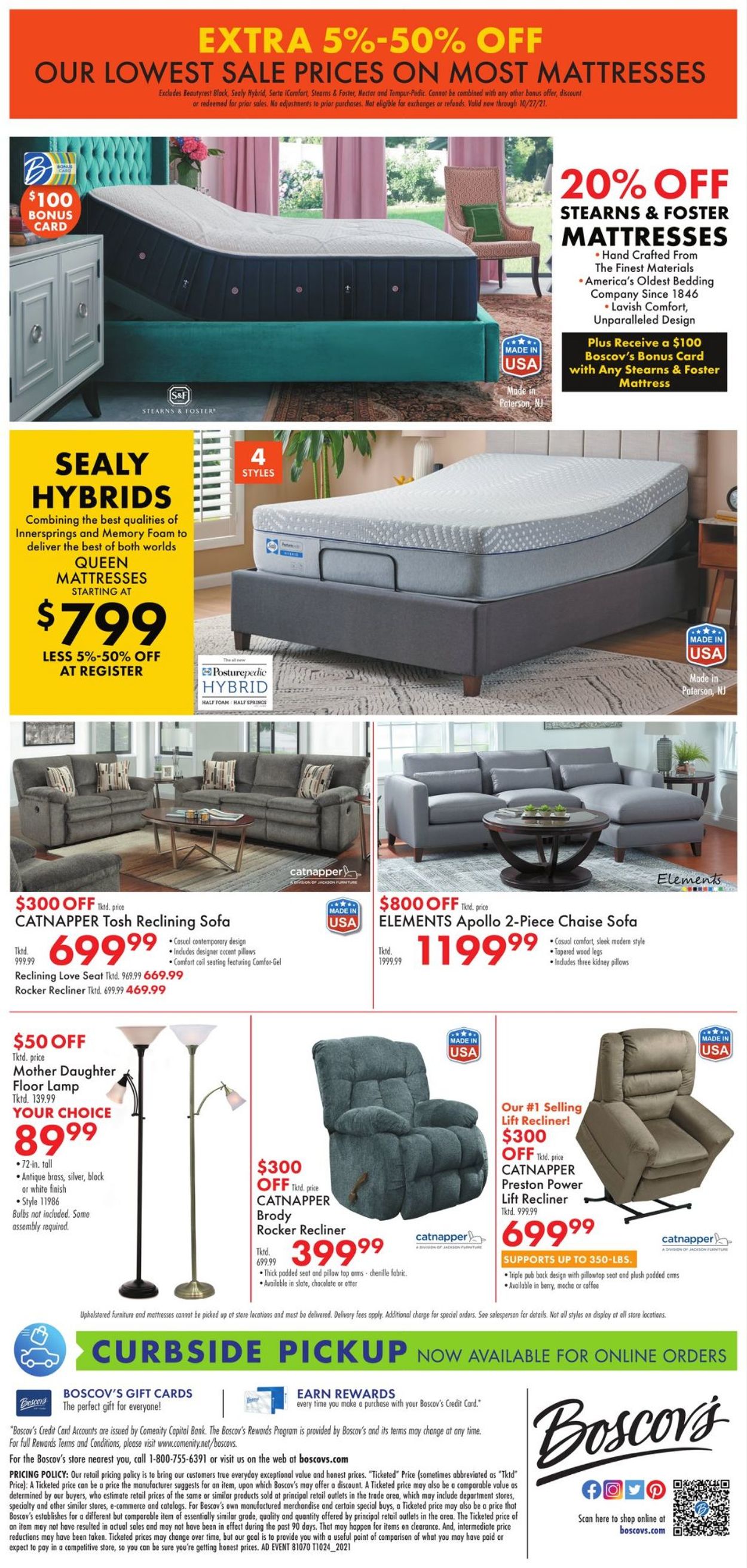 Boscov's Ad from 10/21/2021