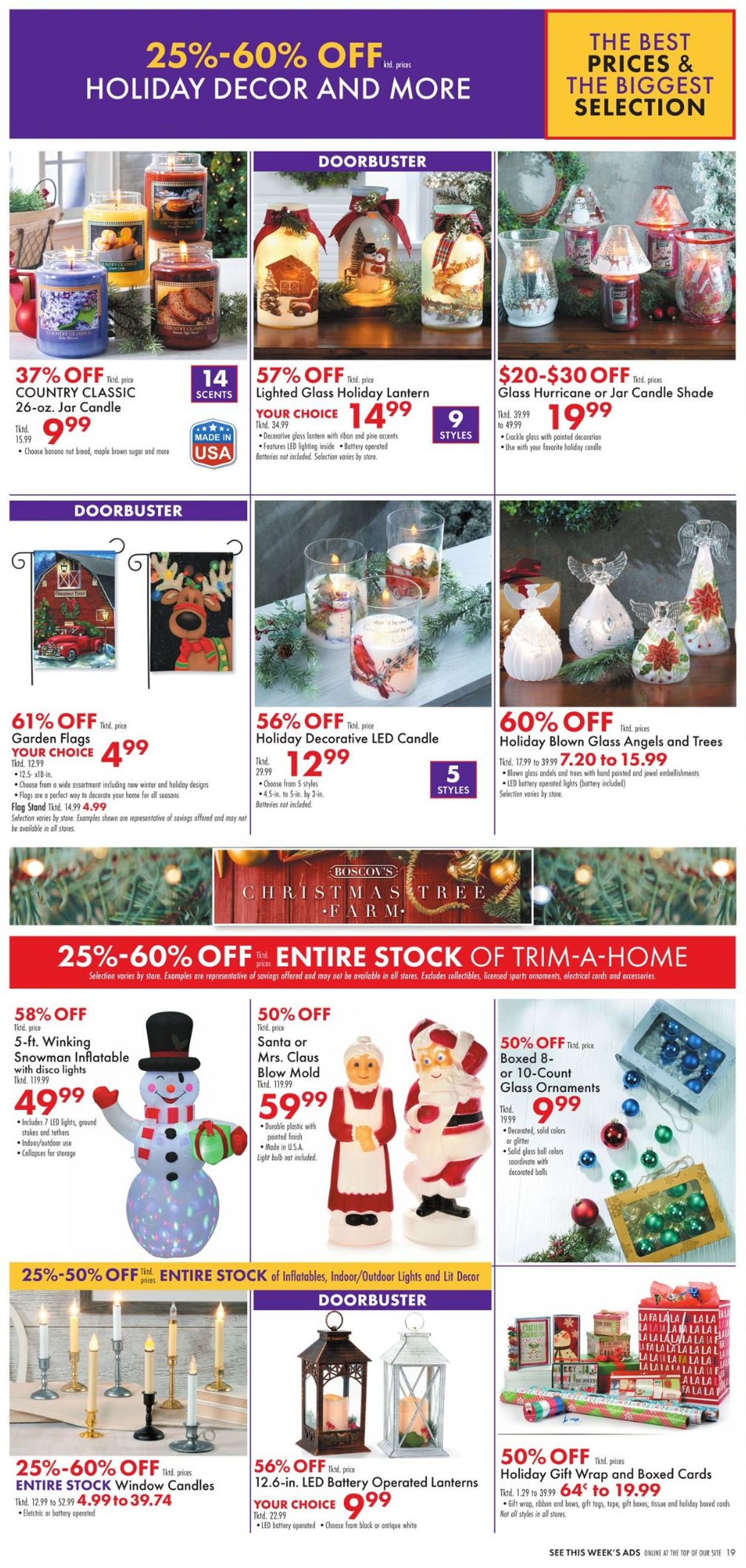 Boscov's Ad from 11/11/2021