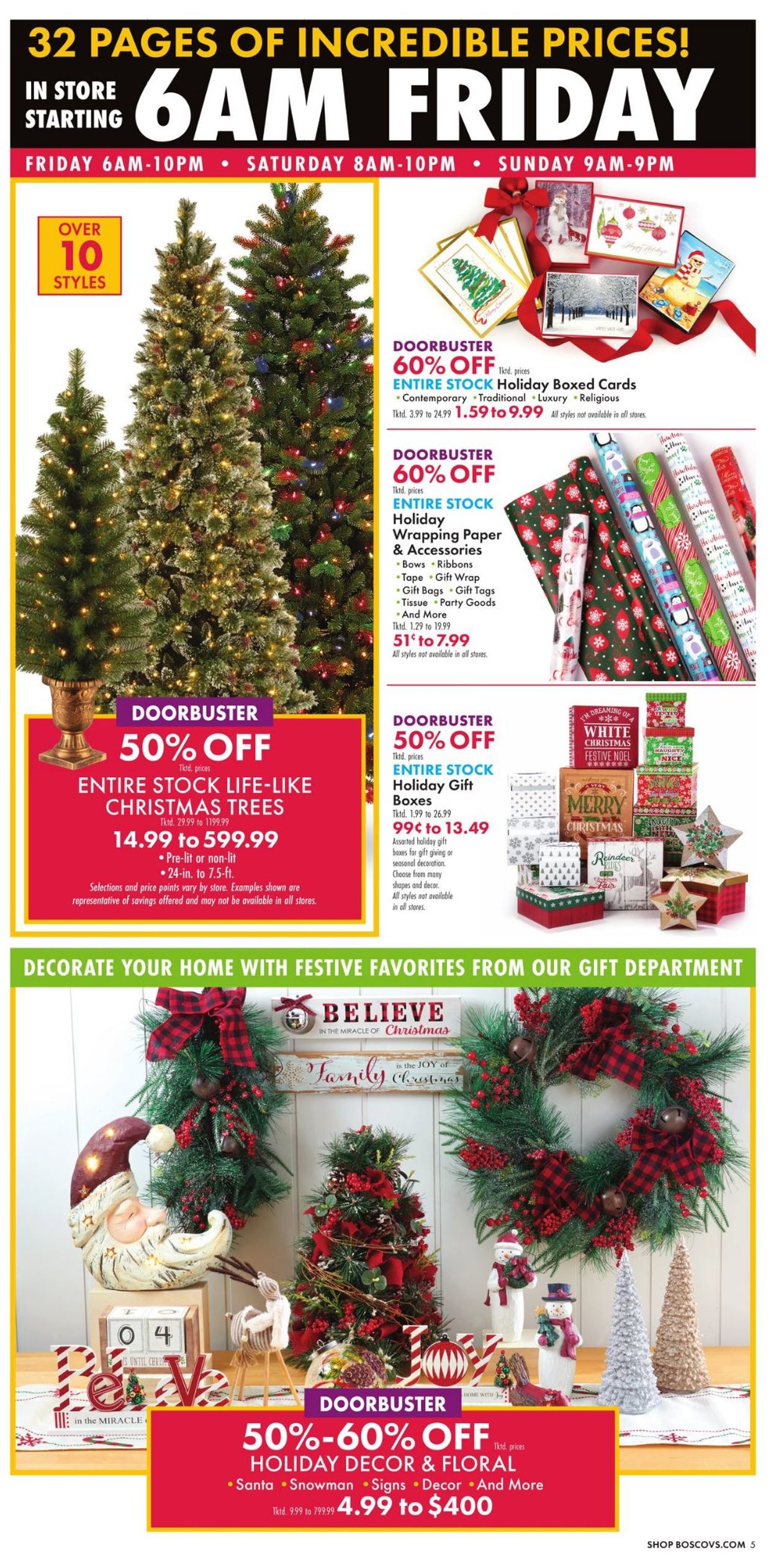 Boscov's Ad from 11/25/2021