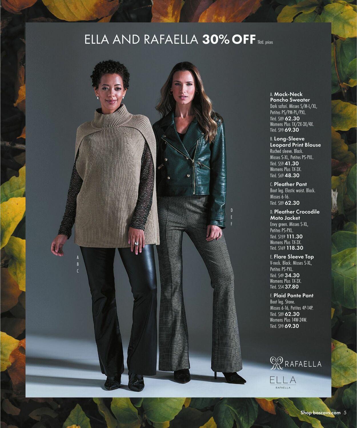 Boscov's Ad from 09/29/2022