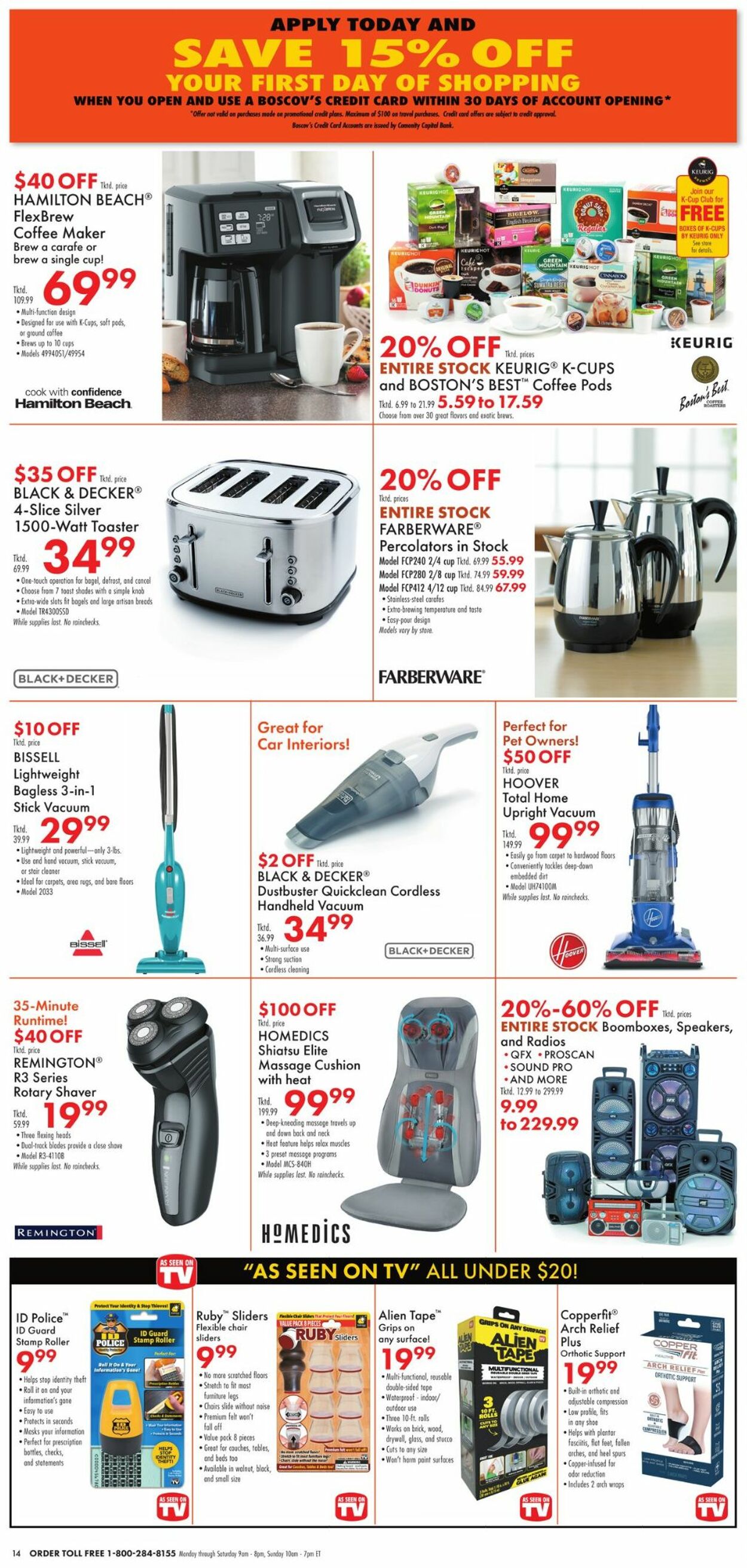 Boscov's Ad from 10/20/2022