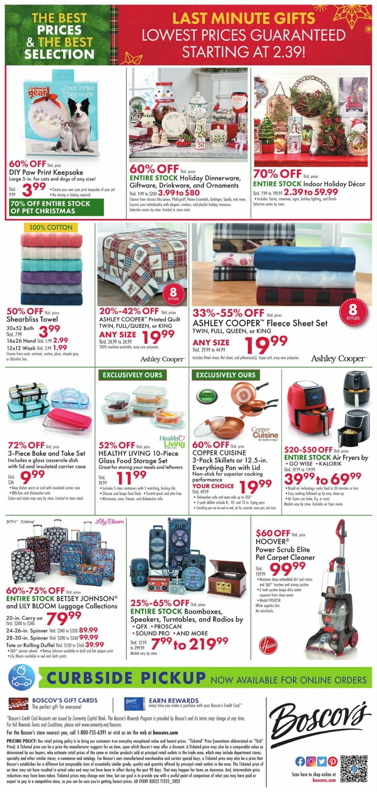 Boscov's Ad from 12/22/2022