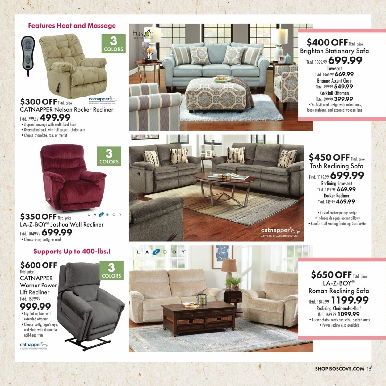 Boscov's Ad from 03/09/2023
