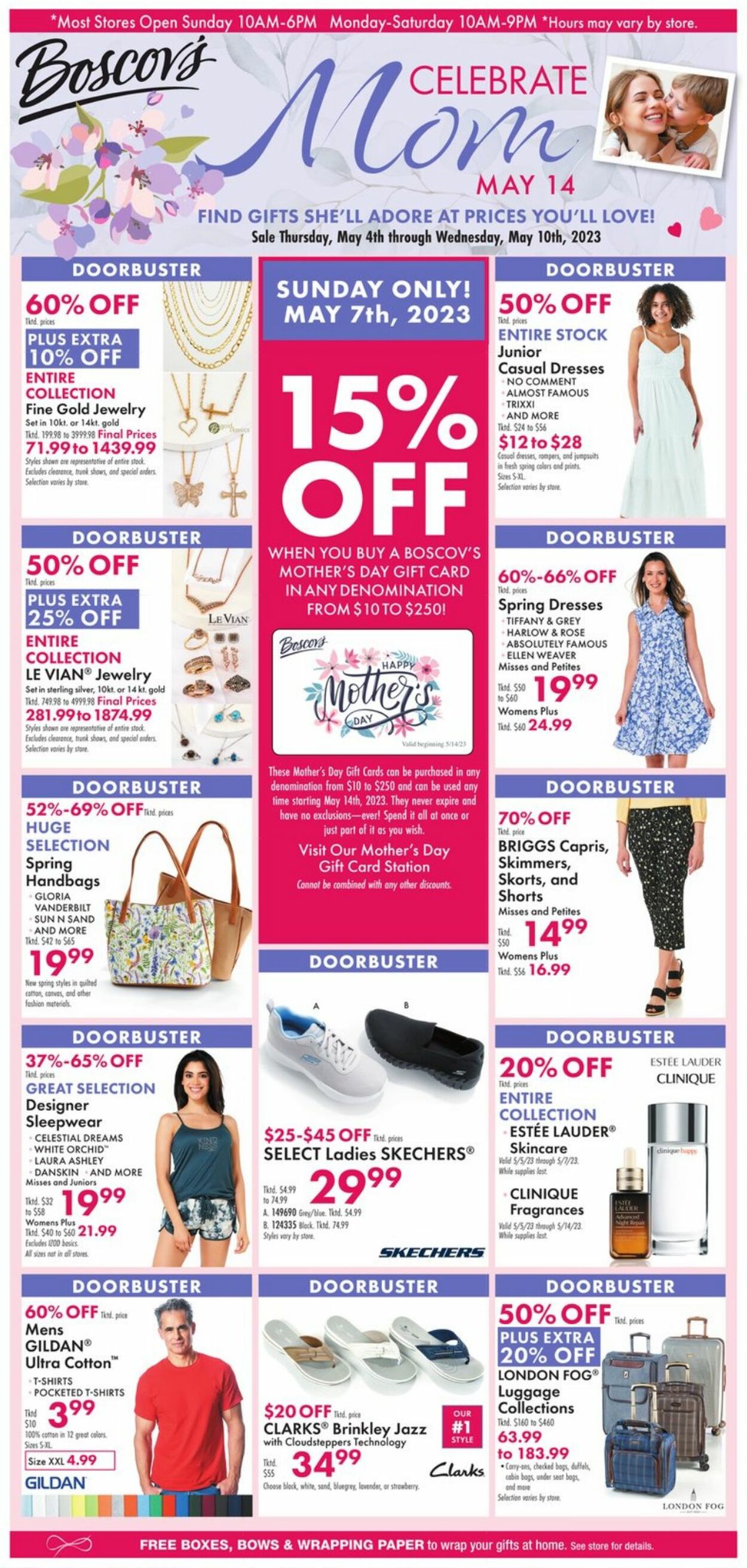Boscov's Ad from 05/04/2023