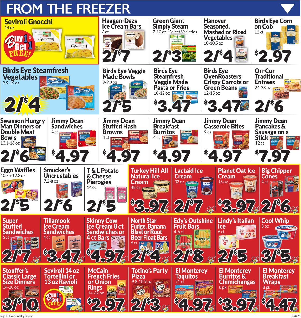 Boyer's Food Markets Ad from 09/20/2020