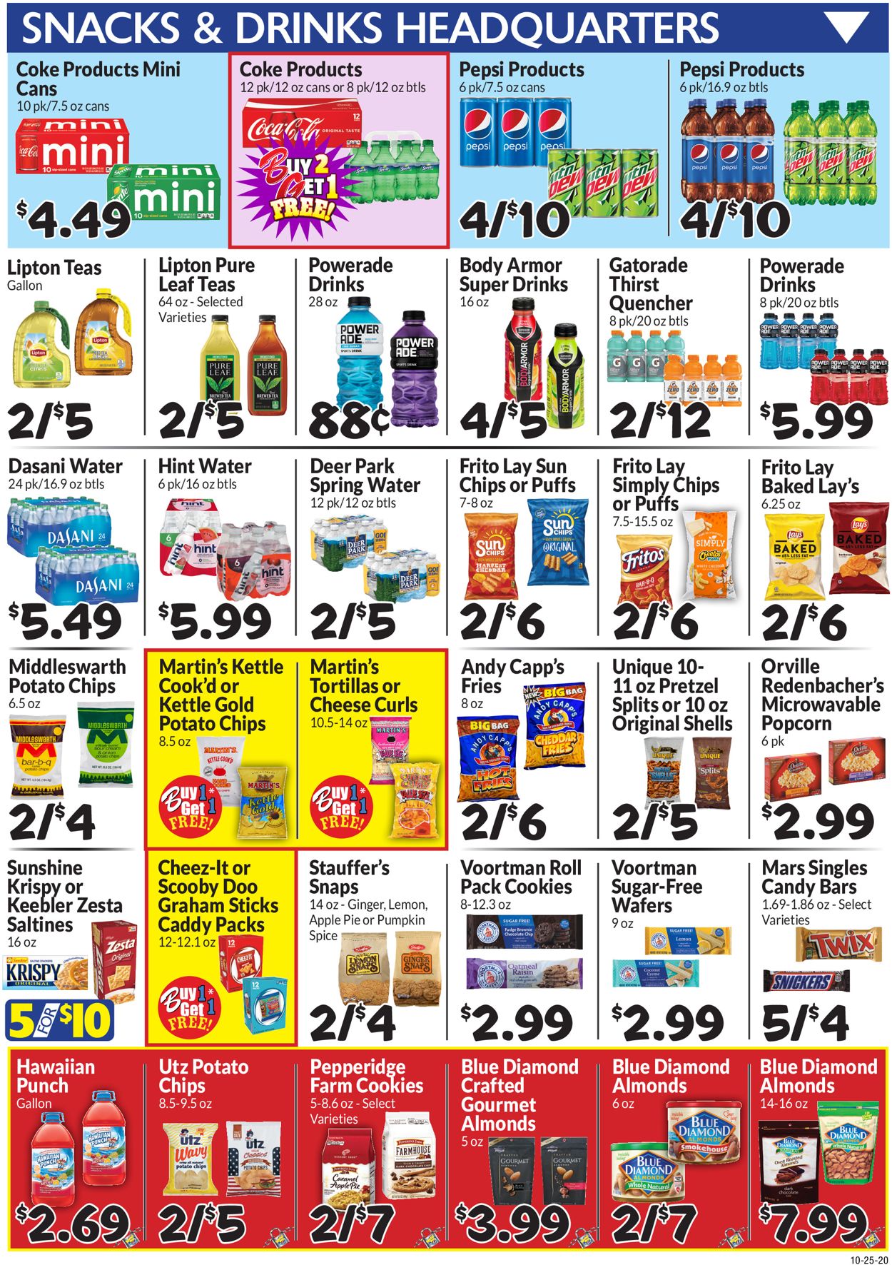 Boyer's Food Markets Ad from 10/25/2020