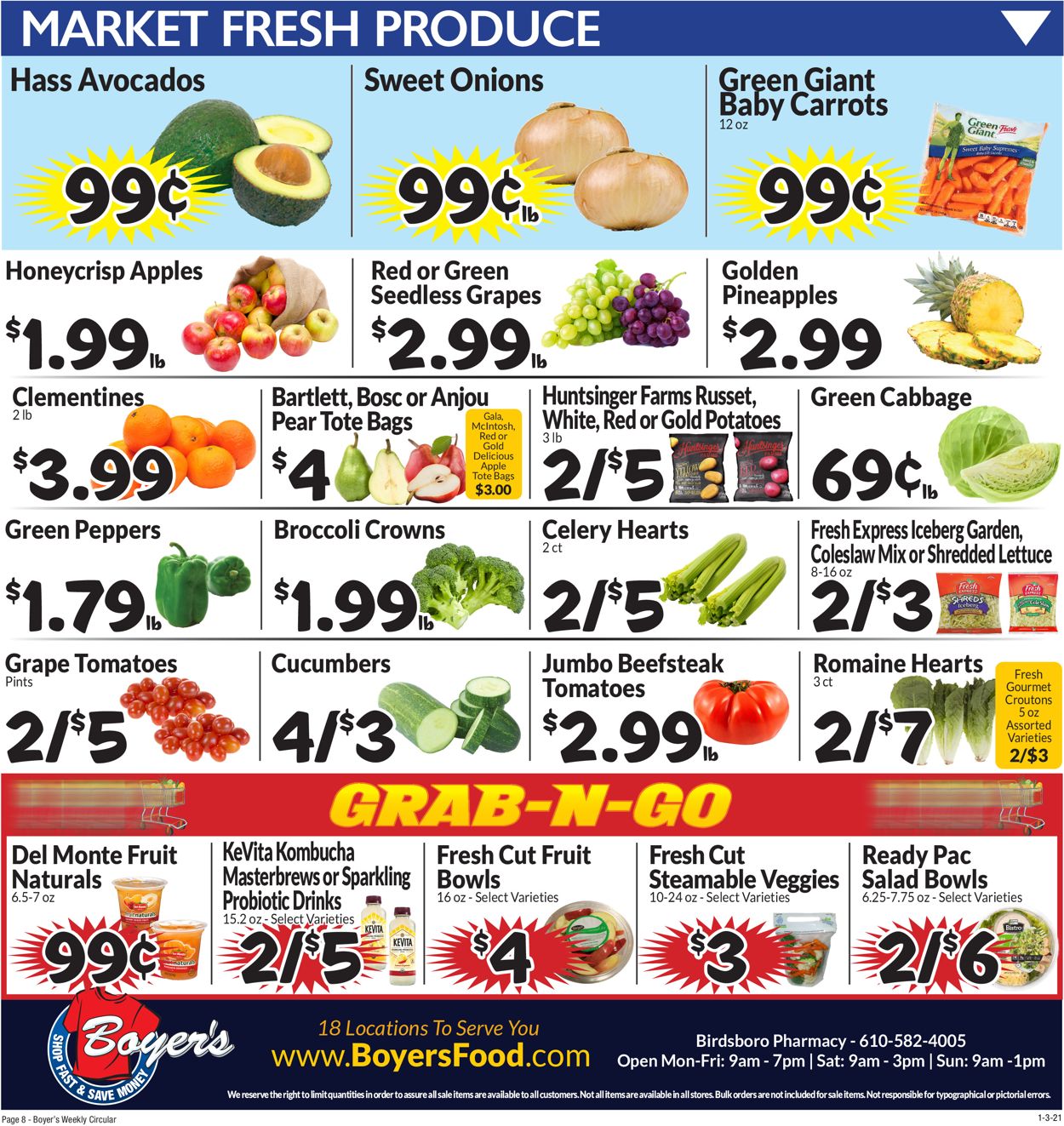 Boyer's Food Markets Ad from 01/03/2021