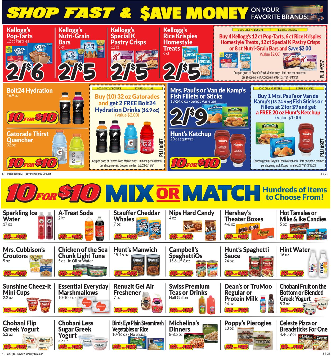 Boyer's Food Markets Ad from 03/07/2021