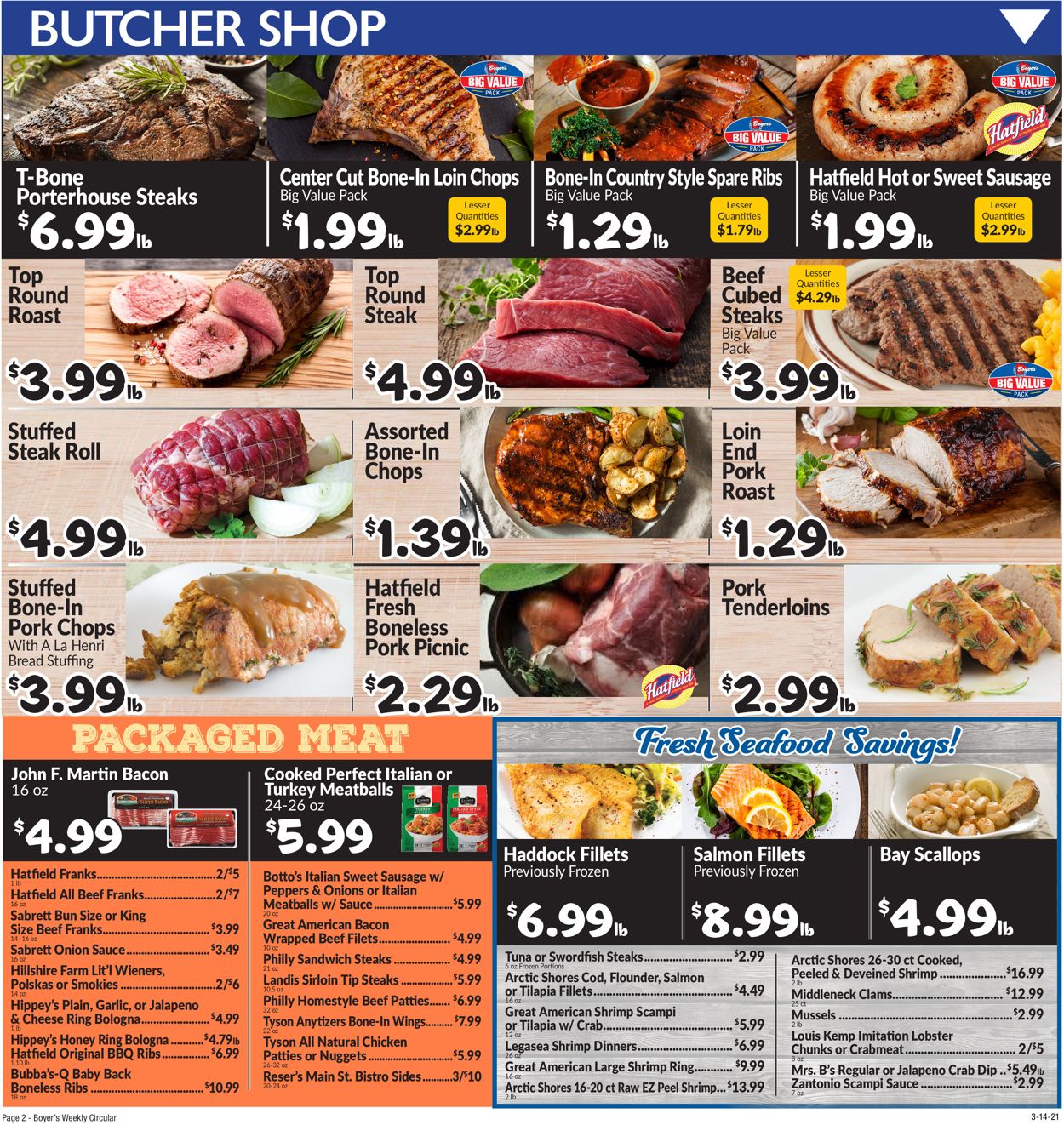 Boyer's Food Markets Ad from 03/14/2021