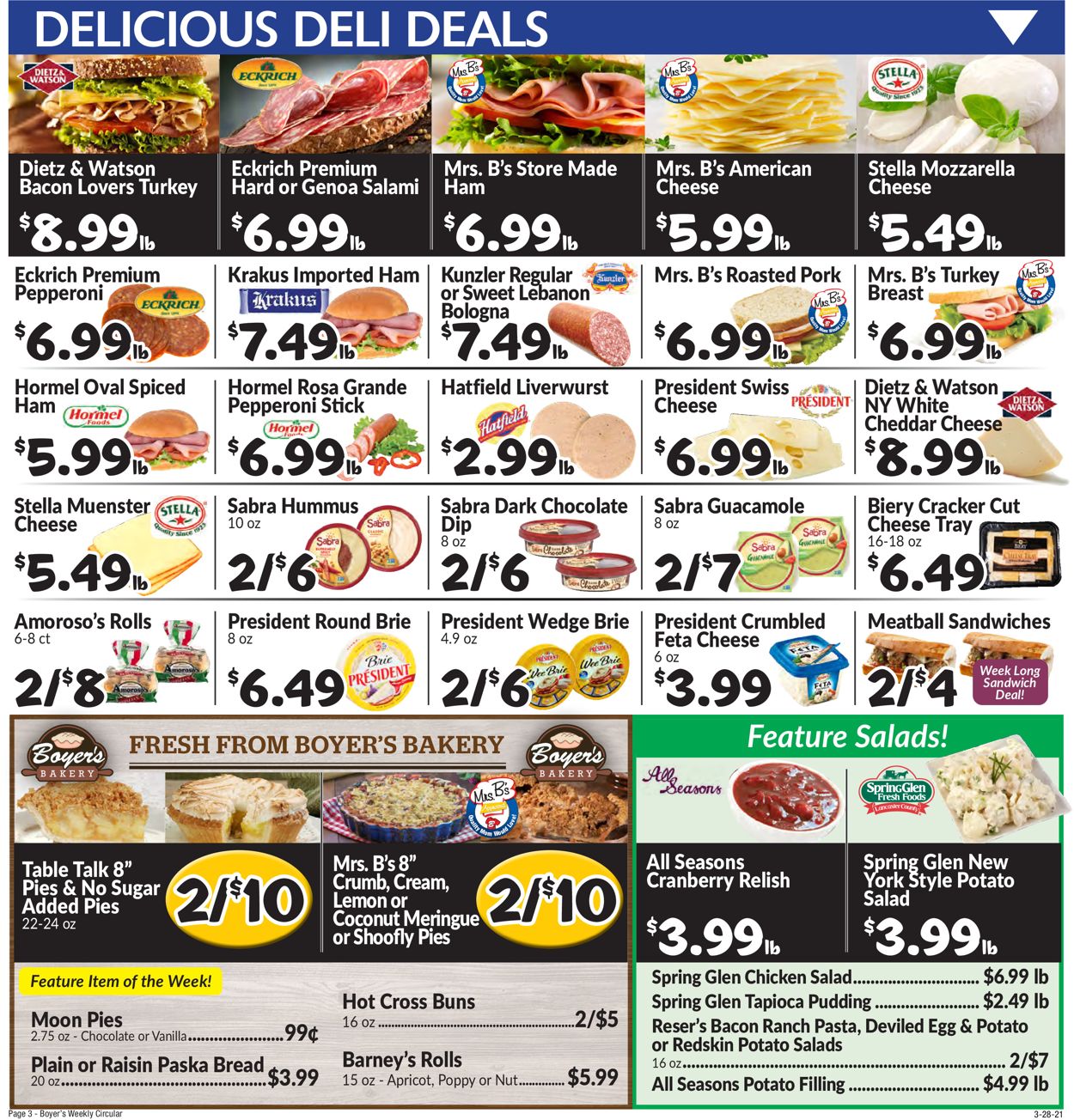 Boyer's Food Markets Ad from 03/28/2021