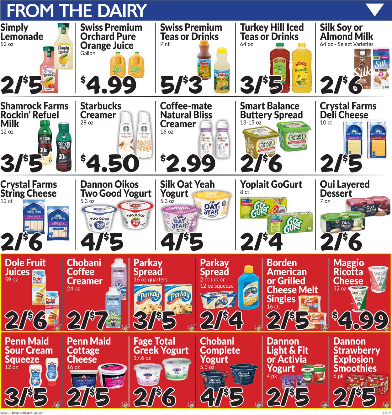 Boyer's Food Markets Ad from 05/09/2021