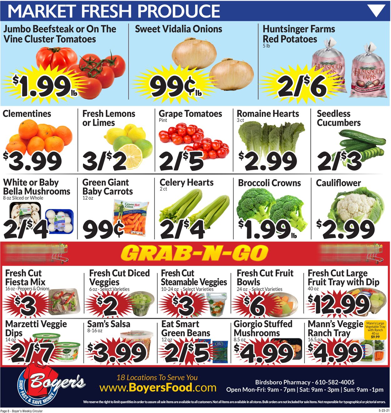 Boyer's Food Markets Ad from 05/23/2021