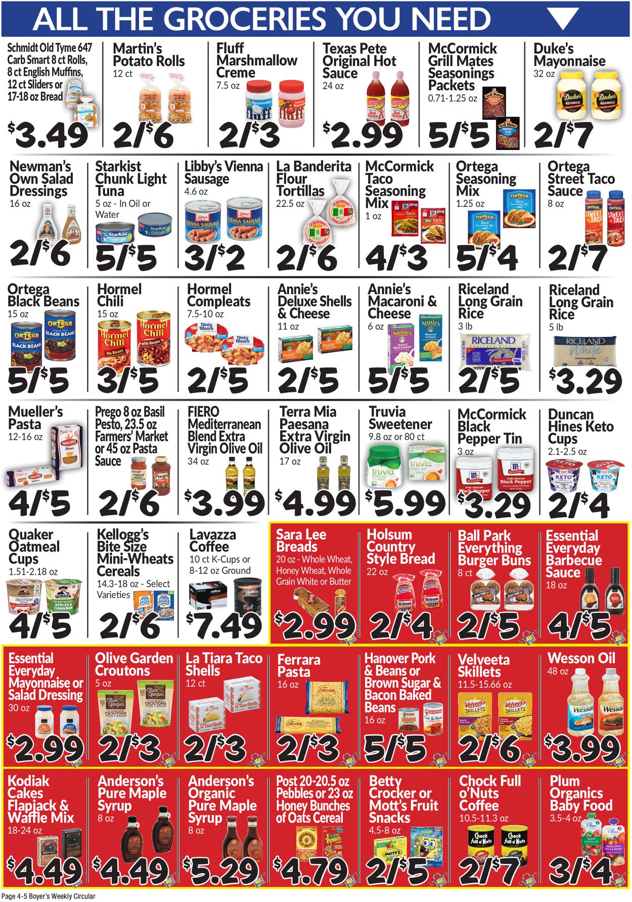 Boyer's Food Markets Ad from 08/15/2021