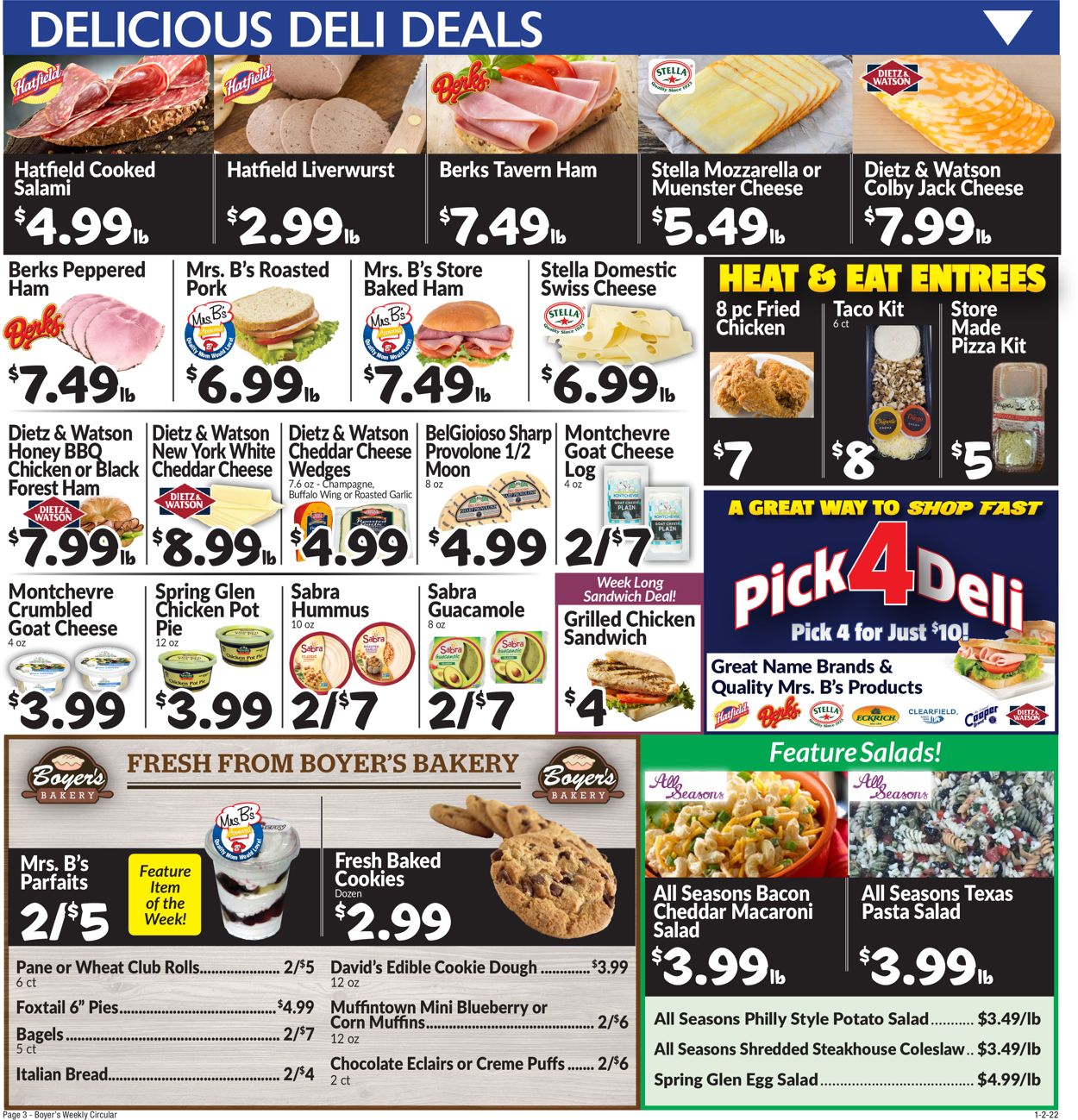 Boyer's Food Markets Ad from 01/02/2022
