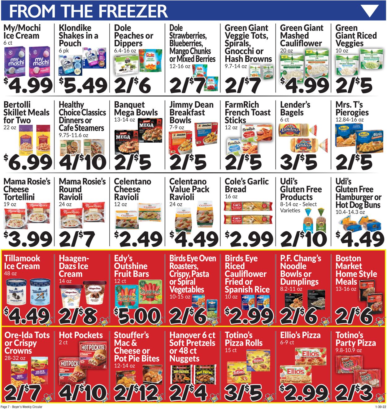 Boyer's Food Markets Ad from 01/30/2022