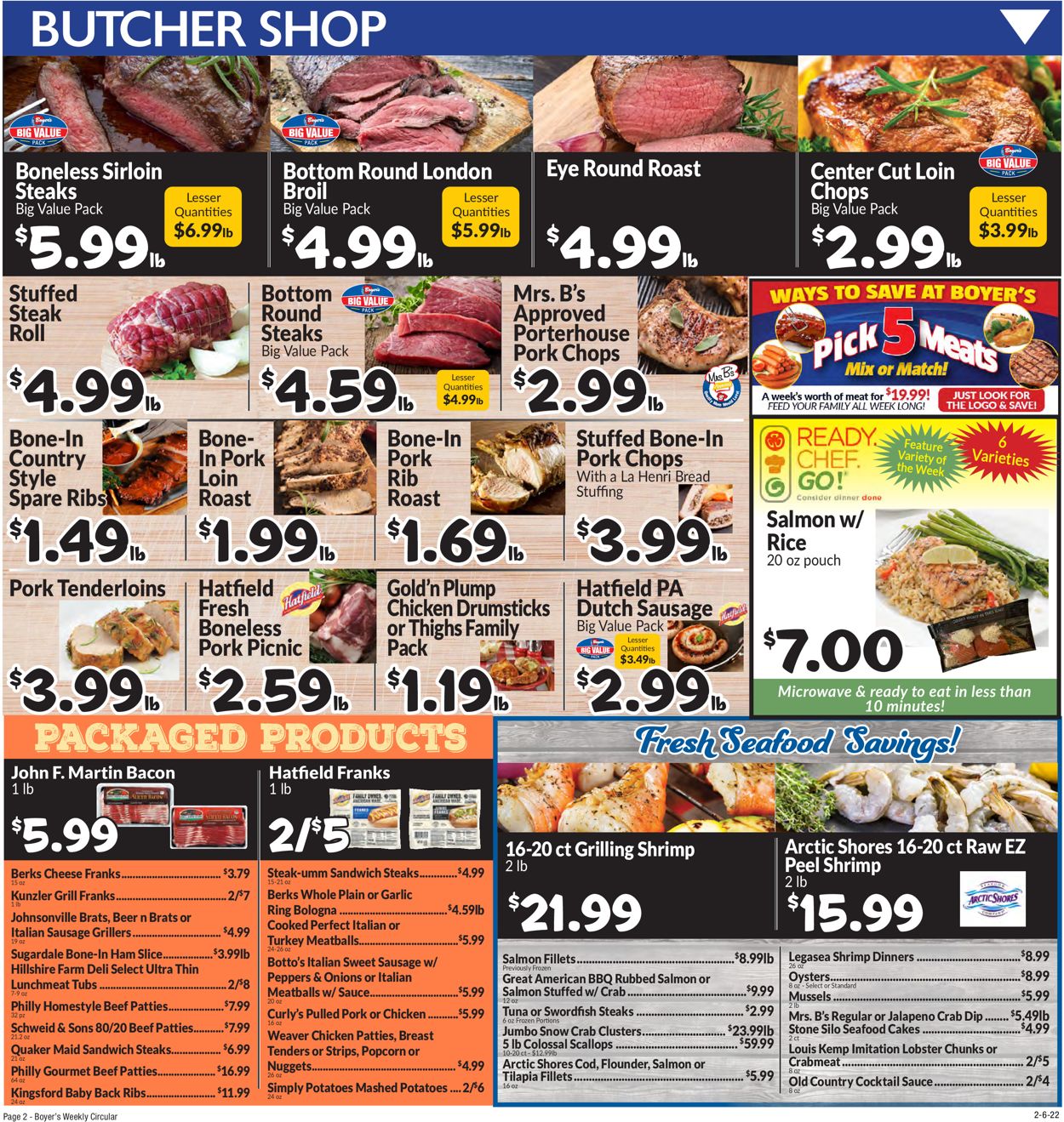 Boyer's Food Markets Ad from 02/06/2022