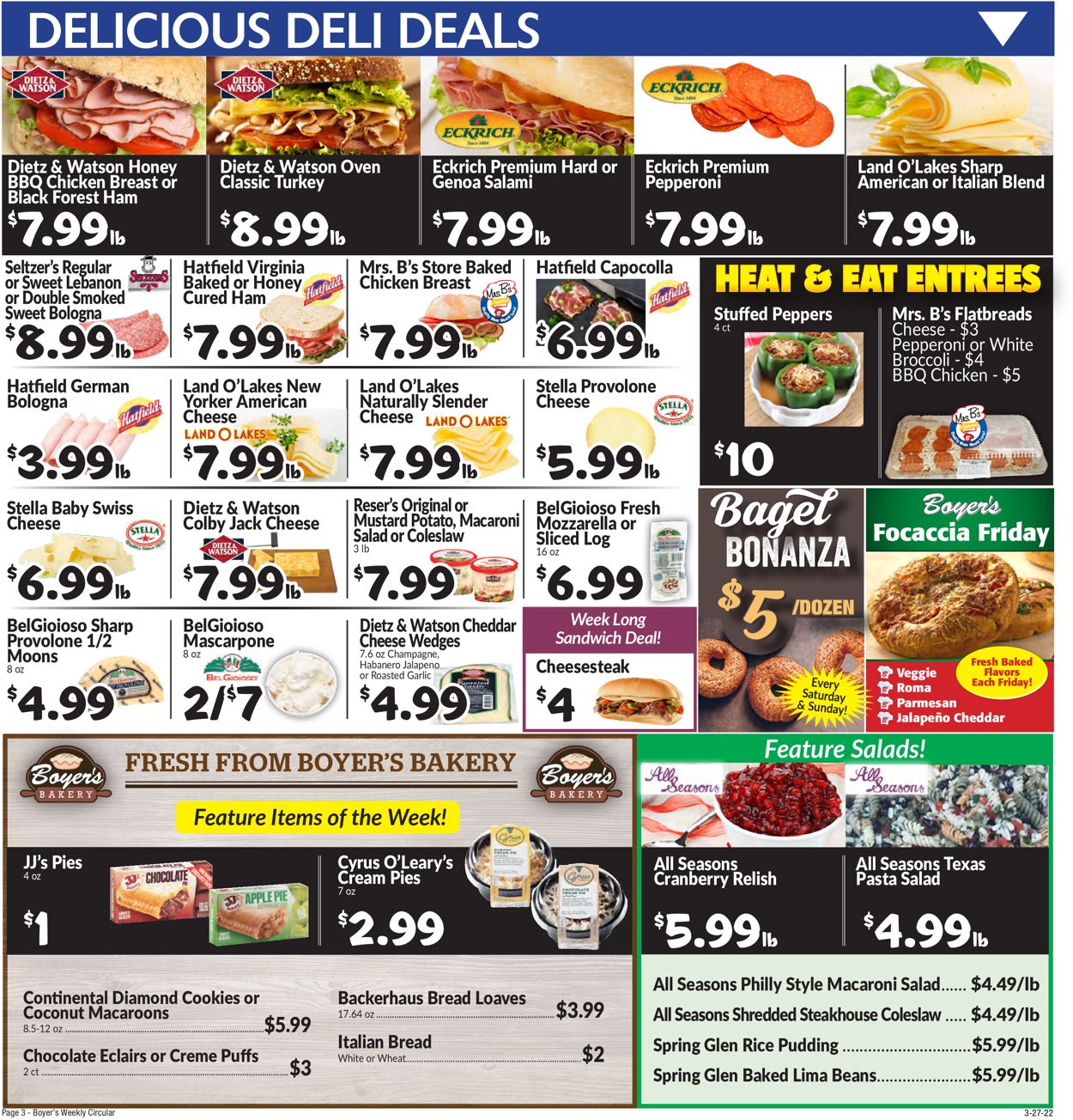 Boyer's Food Markets Ad from 03/27/2022