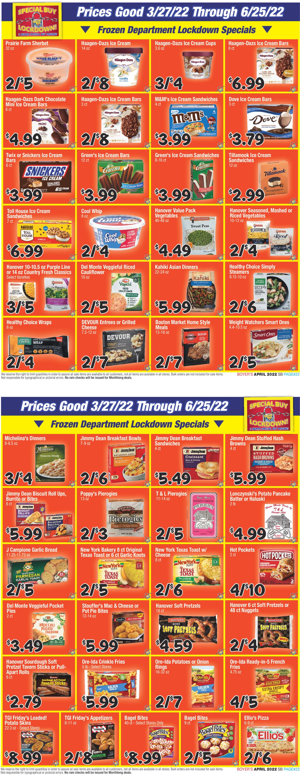 Boyer's Food Markets Ad from 03/27/2022