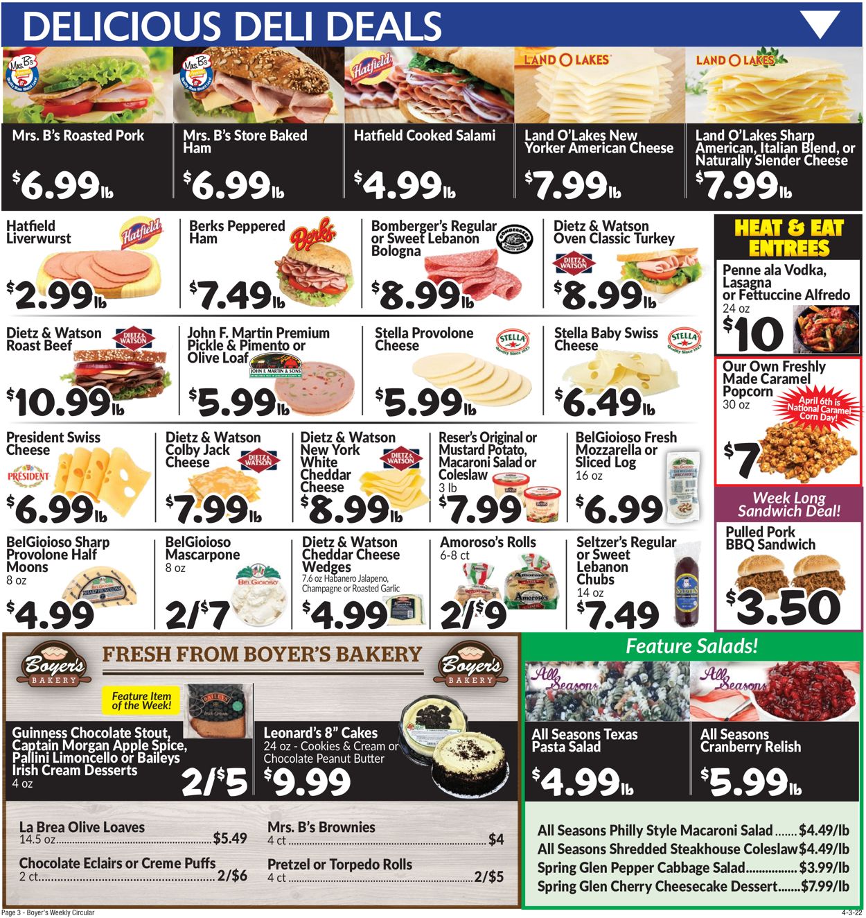 Boyer's Food Markets Ad from 04/03/2022