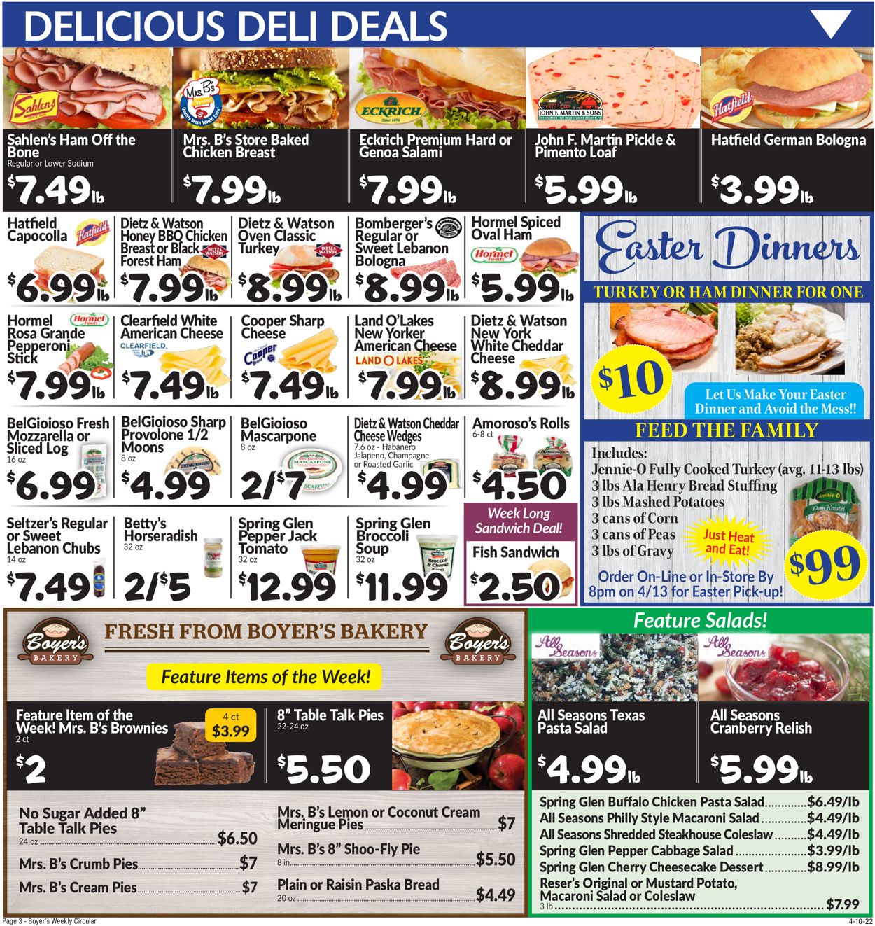 Boyer's Food Markets Ad from 04/10/2022
