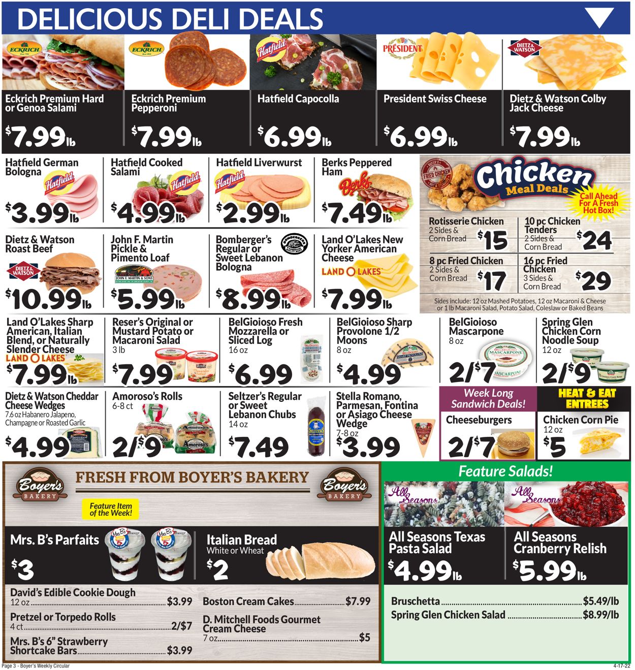 Boyer's Food Markets Ad from 04/17/2022
